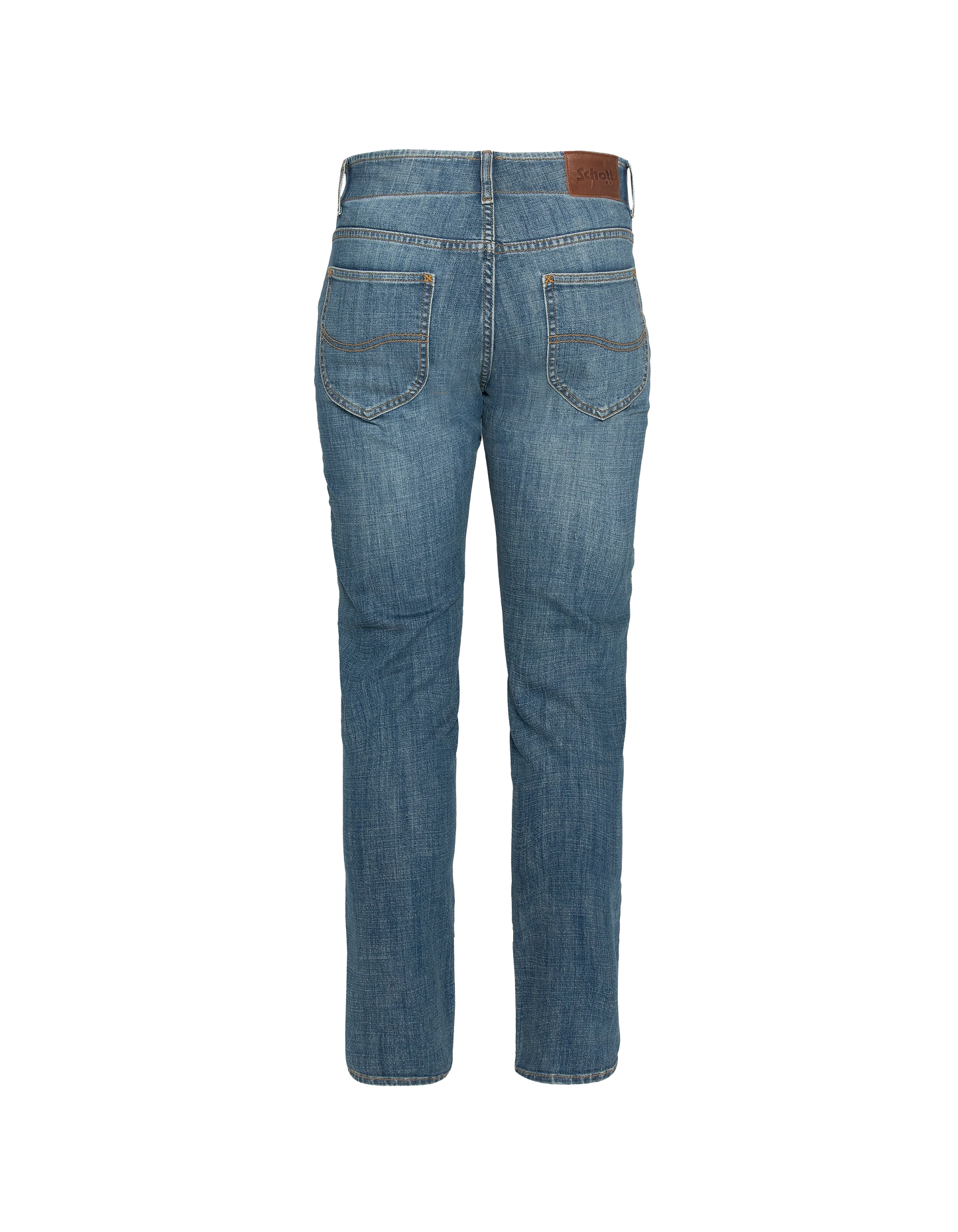 Jeans azules descoloridos