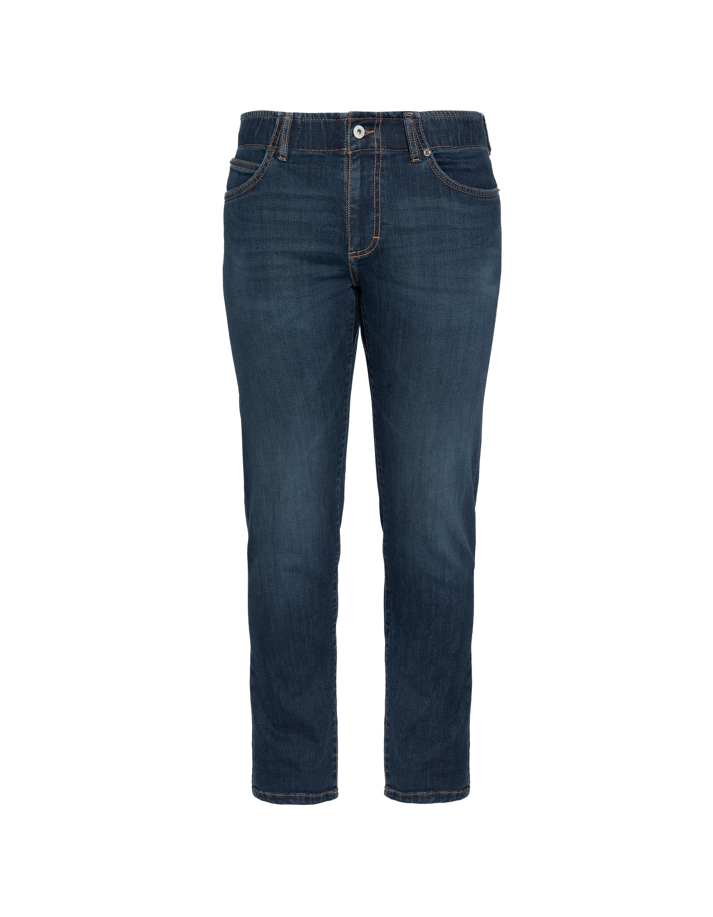 Darkened dark blue jeans