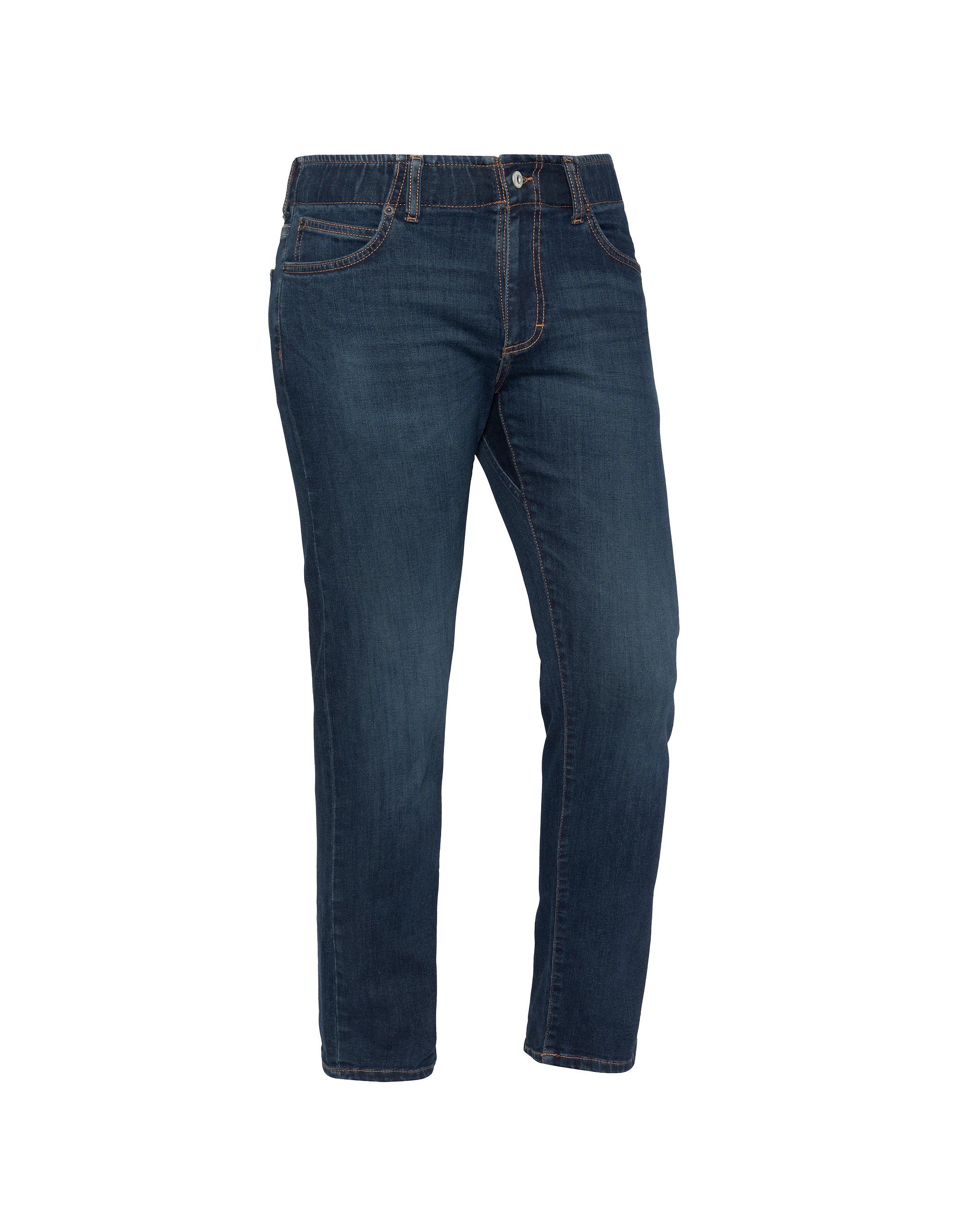 Dunkle dunkle blaue Jeans-3
