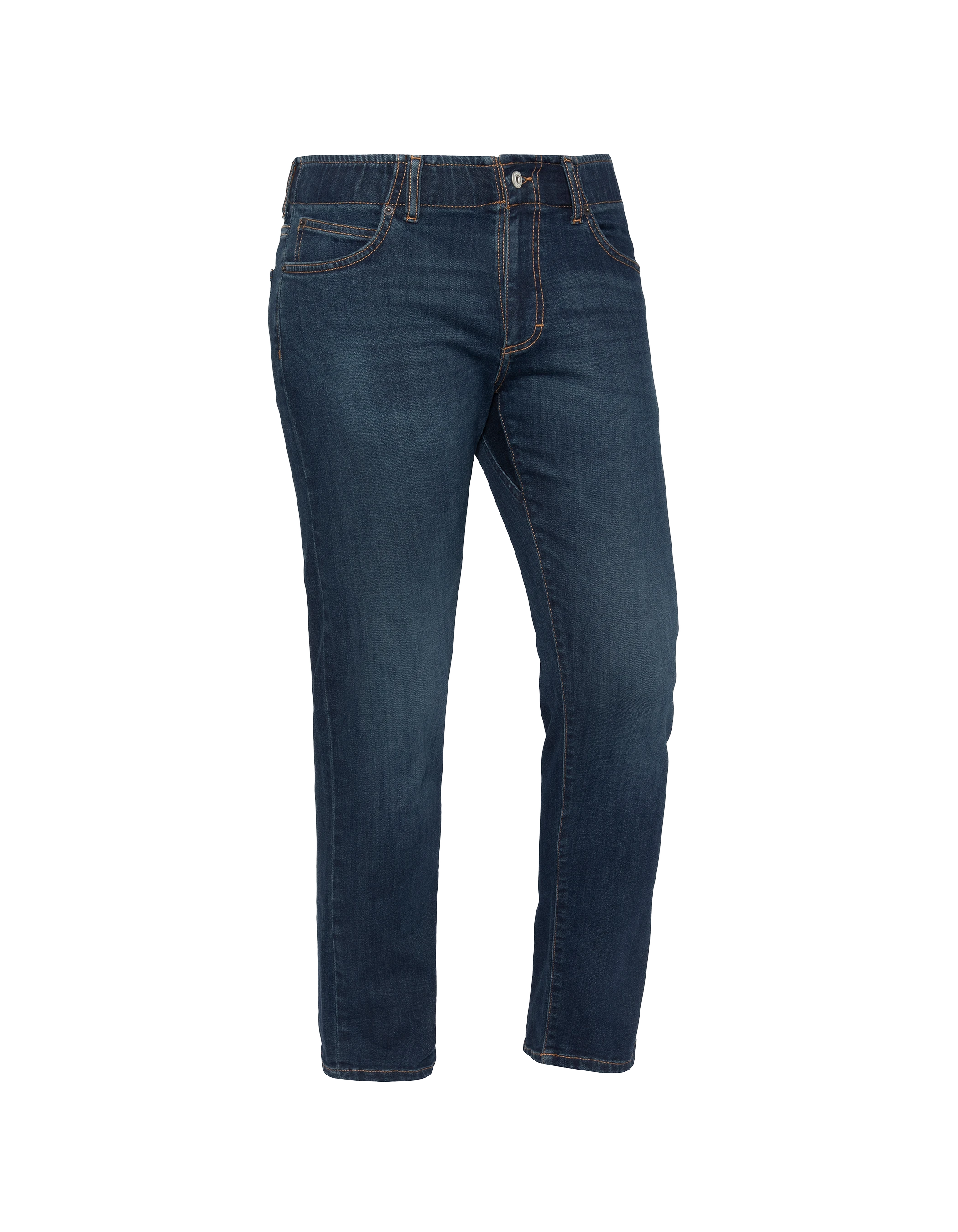Darkened dark blue jeans-3