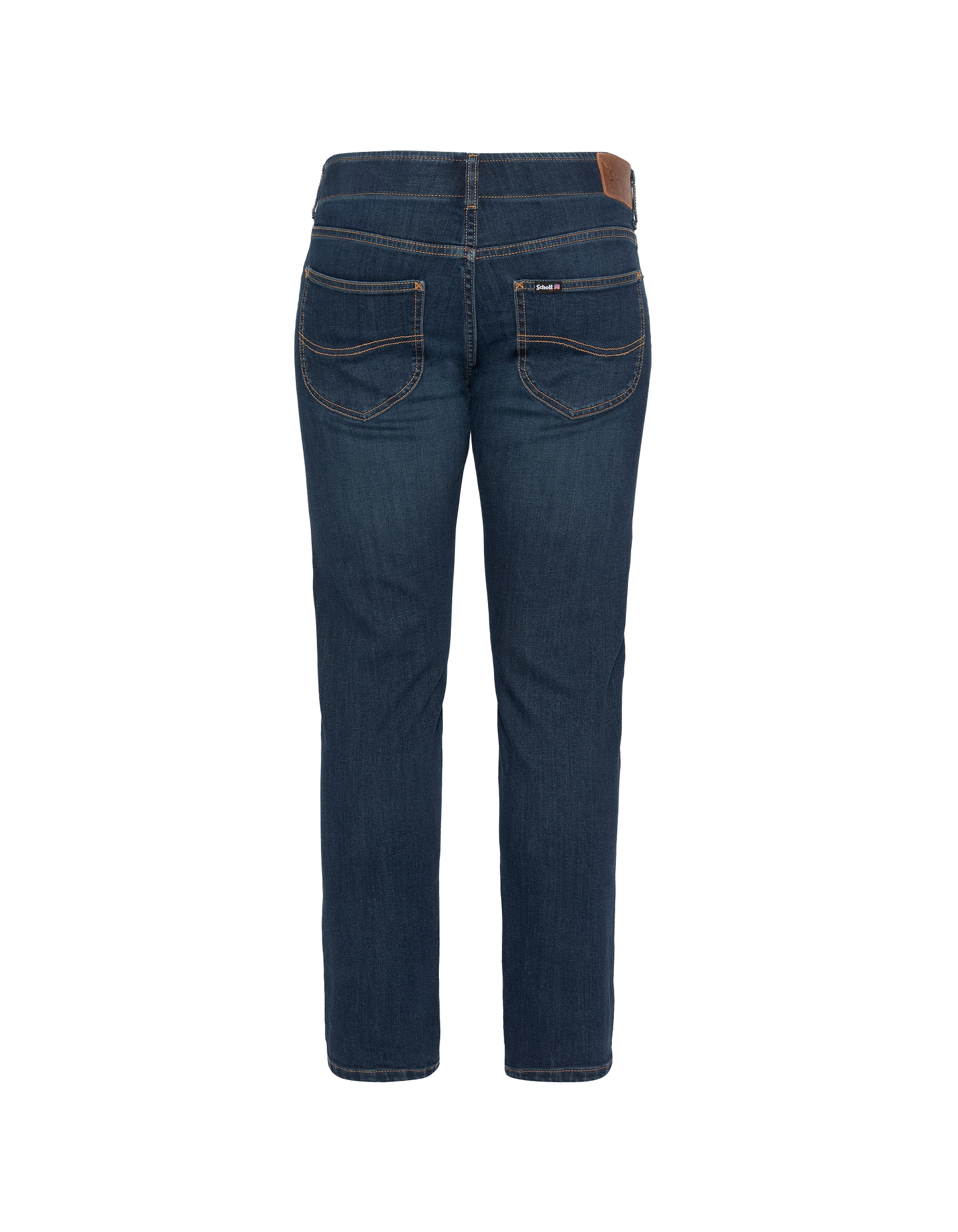 Darkened dark blue jeans