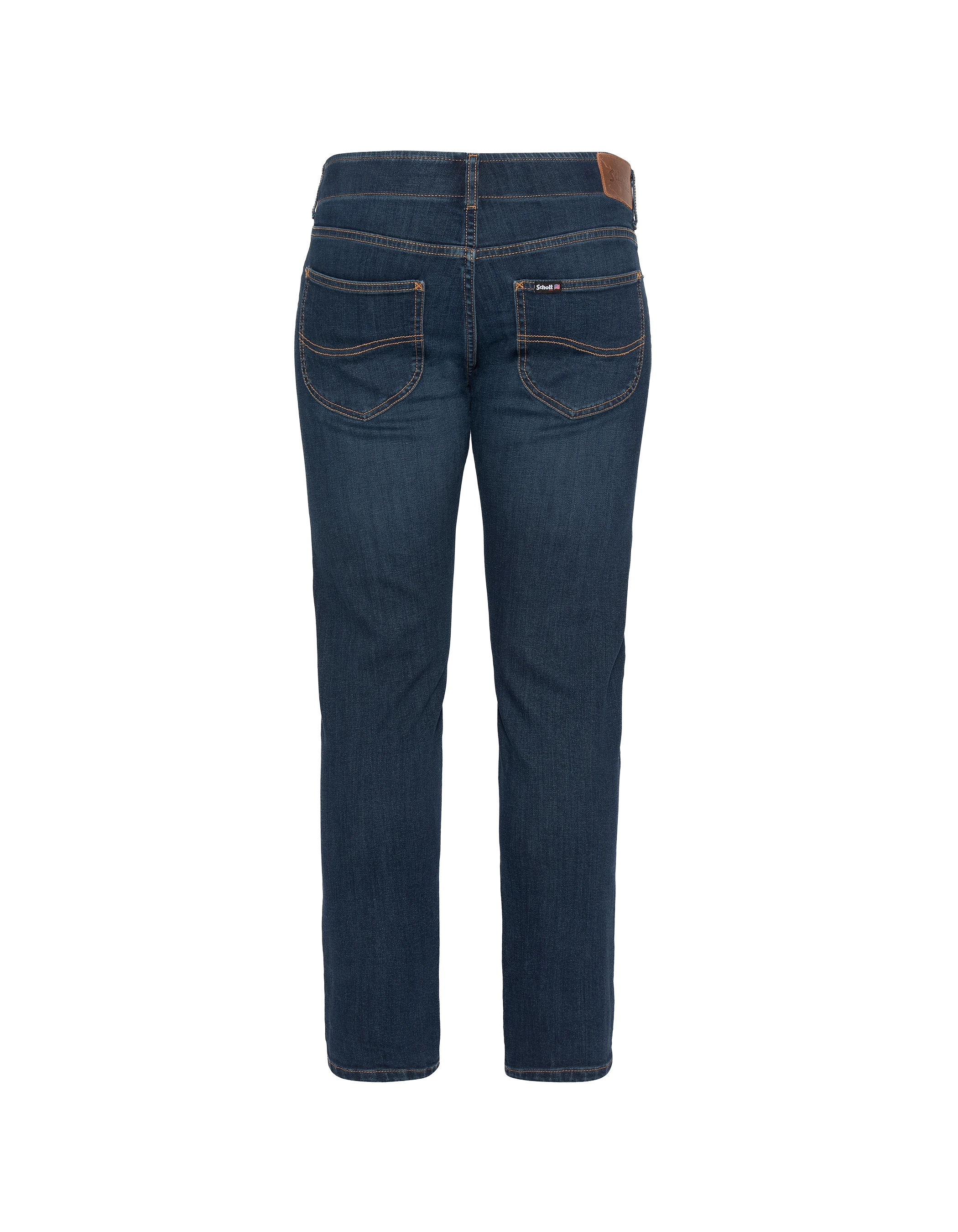 Darkened dark blue jeans-2