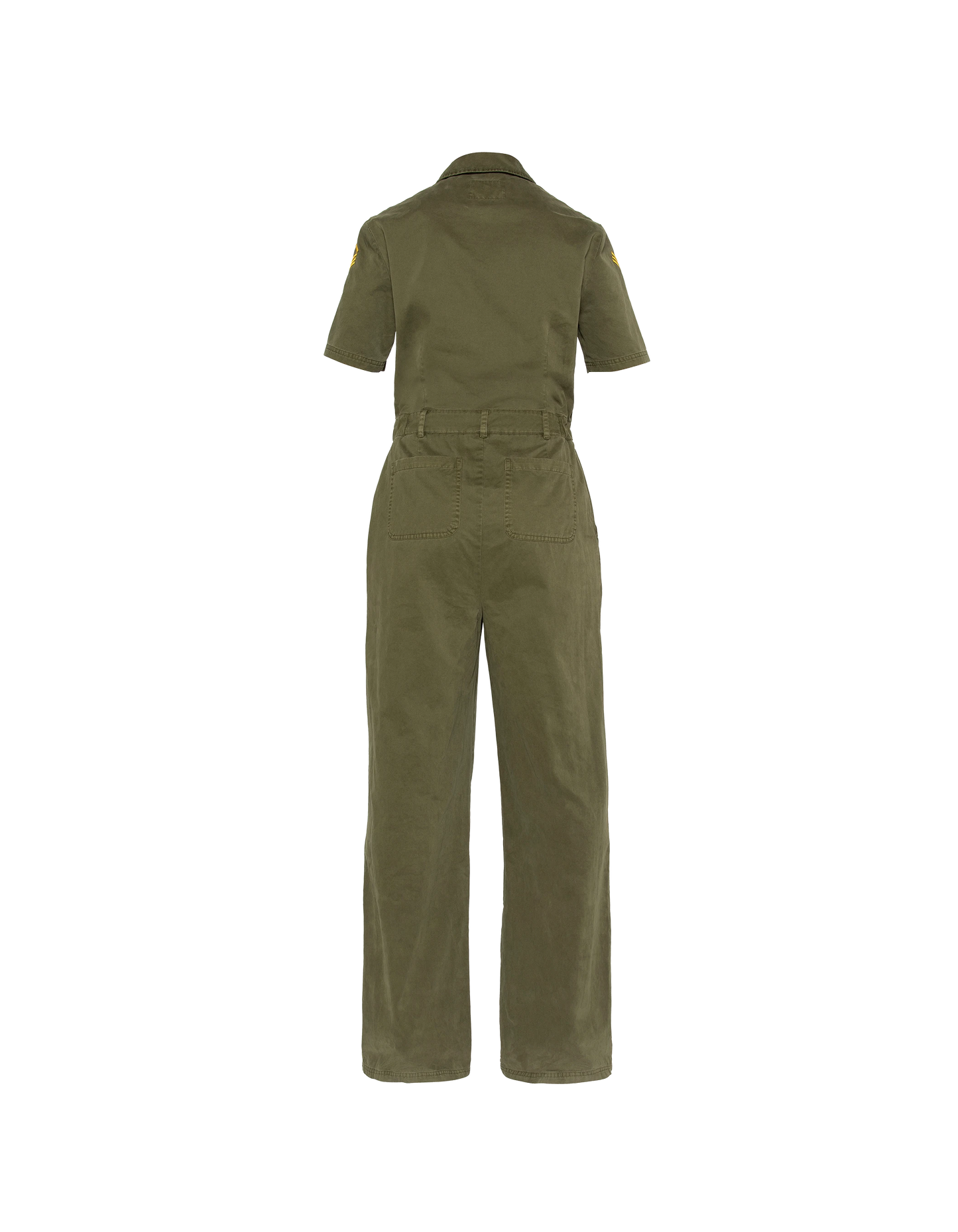 Tuta militare kaki a maniche corte