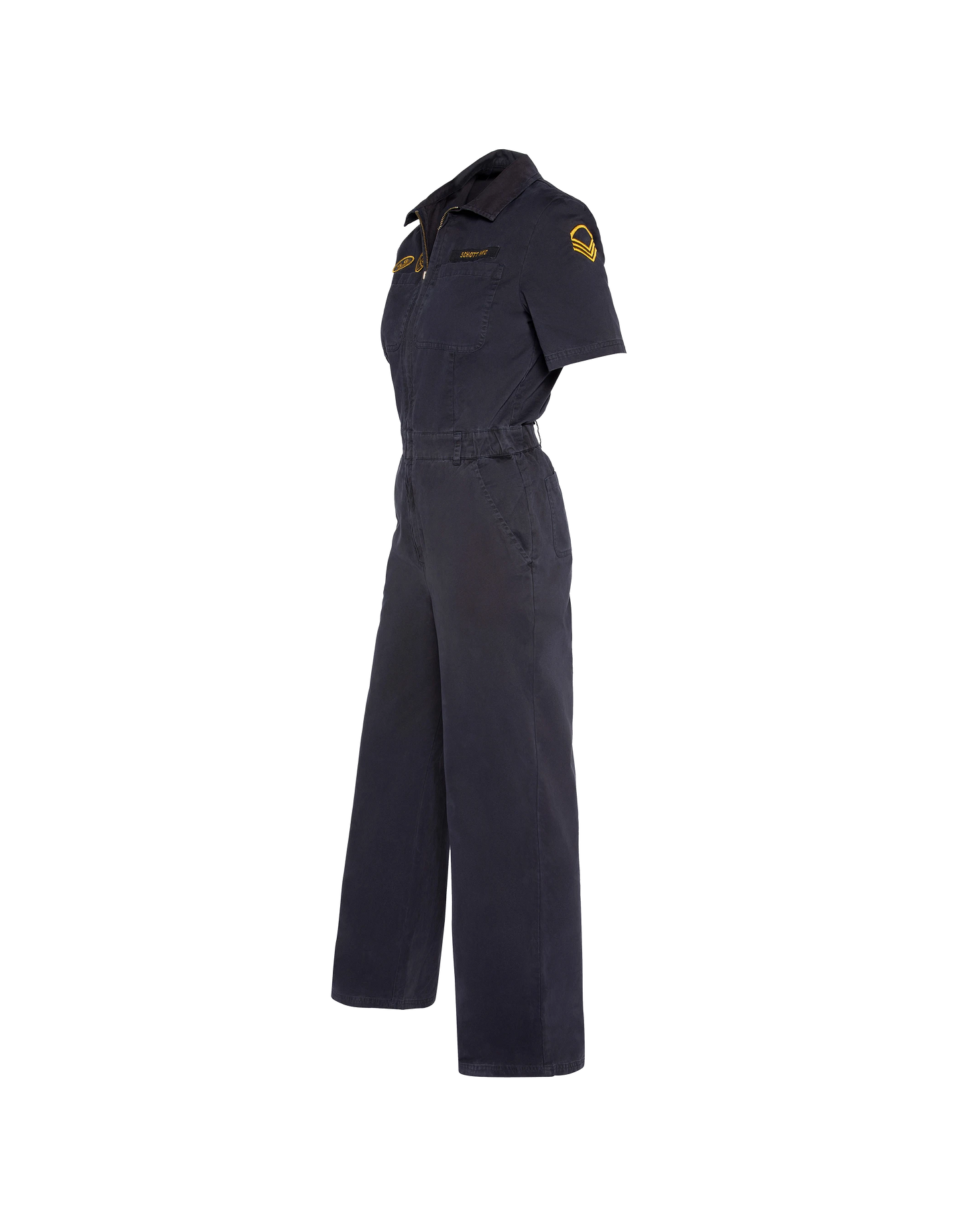 Combinaison bleu marine manches courtes army