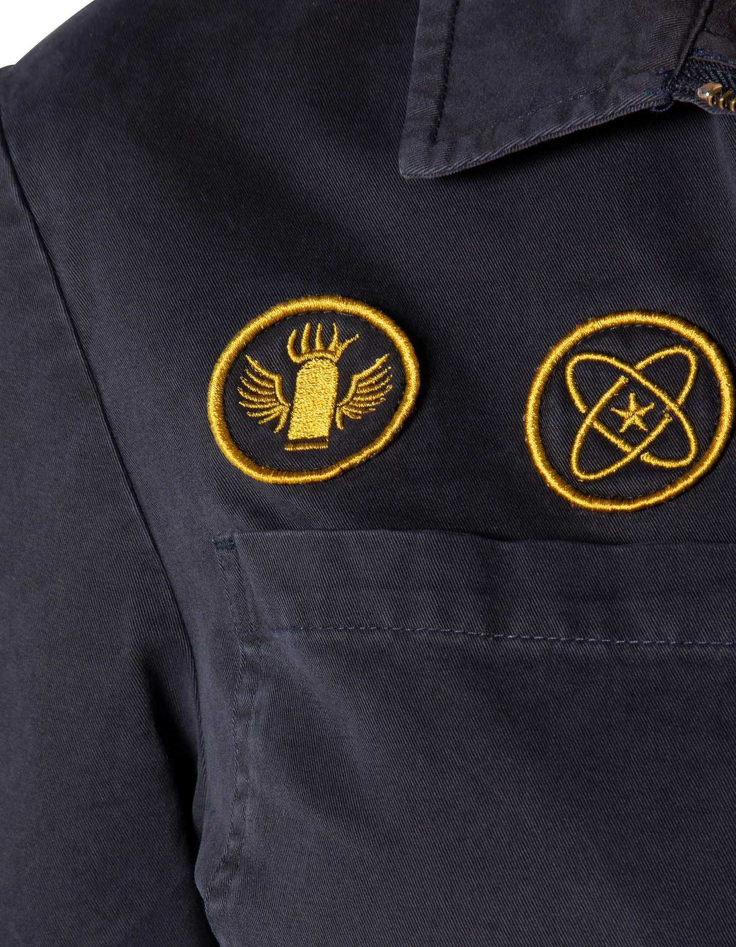 Combinaison bleu marine manches courtes army