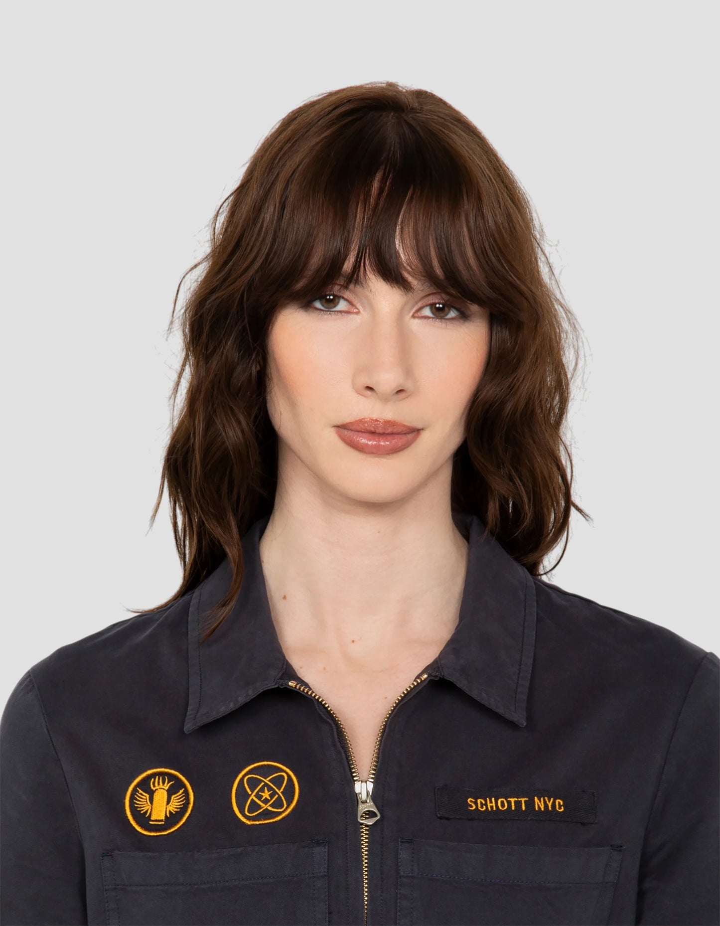 Combinaison bleu marine manches courtes army