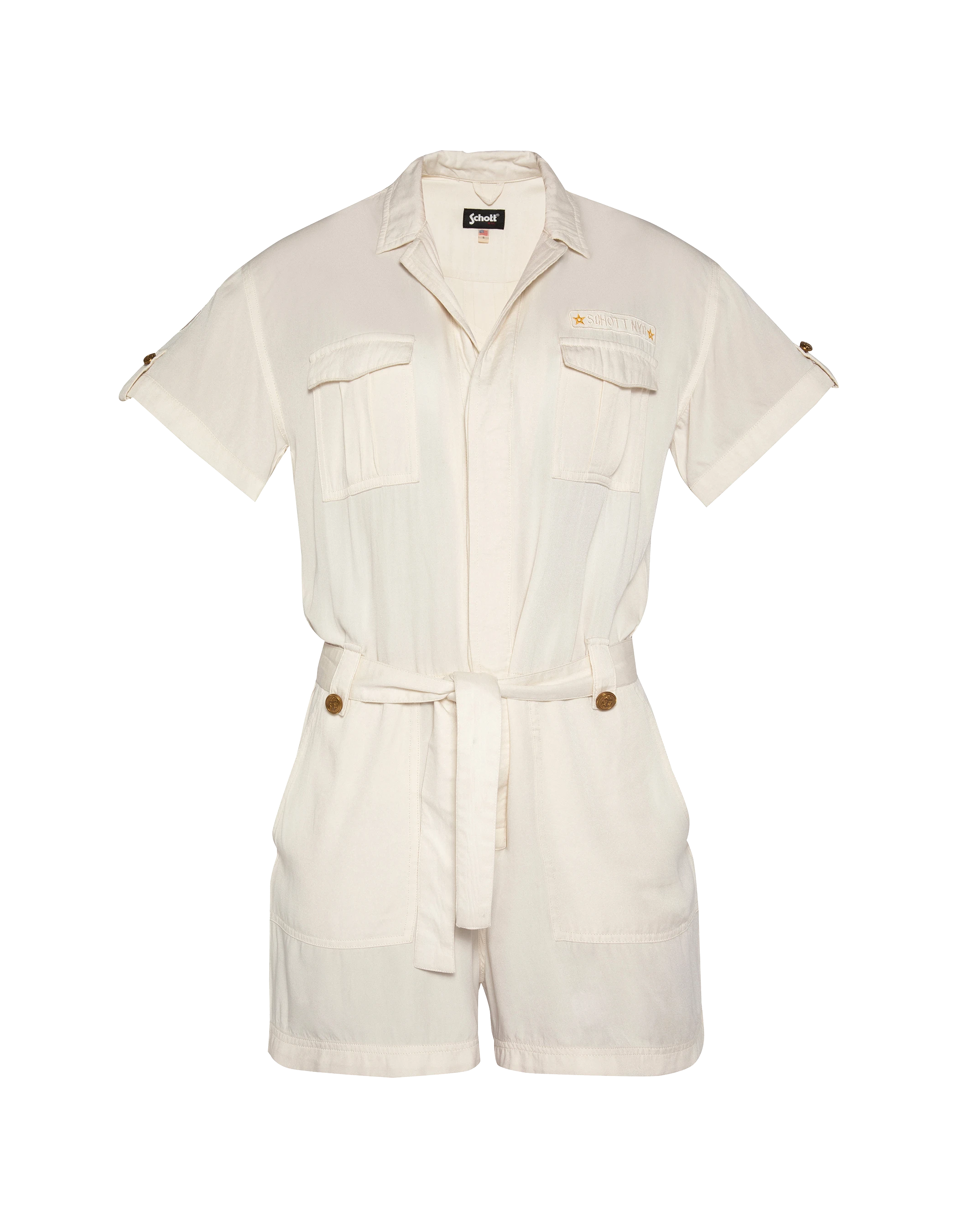 Combishort army légère blanc cassé-2