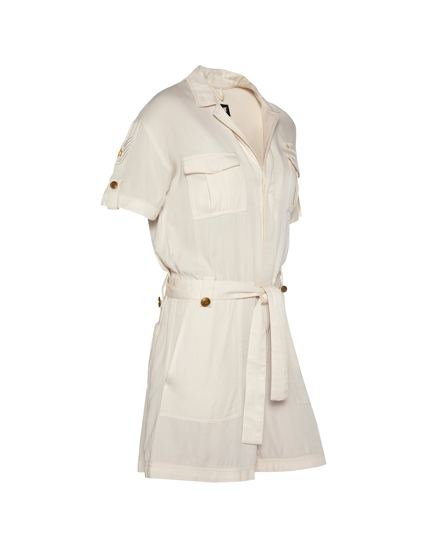 Combishort army légère blanc cassé