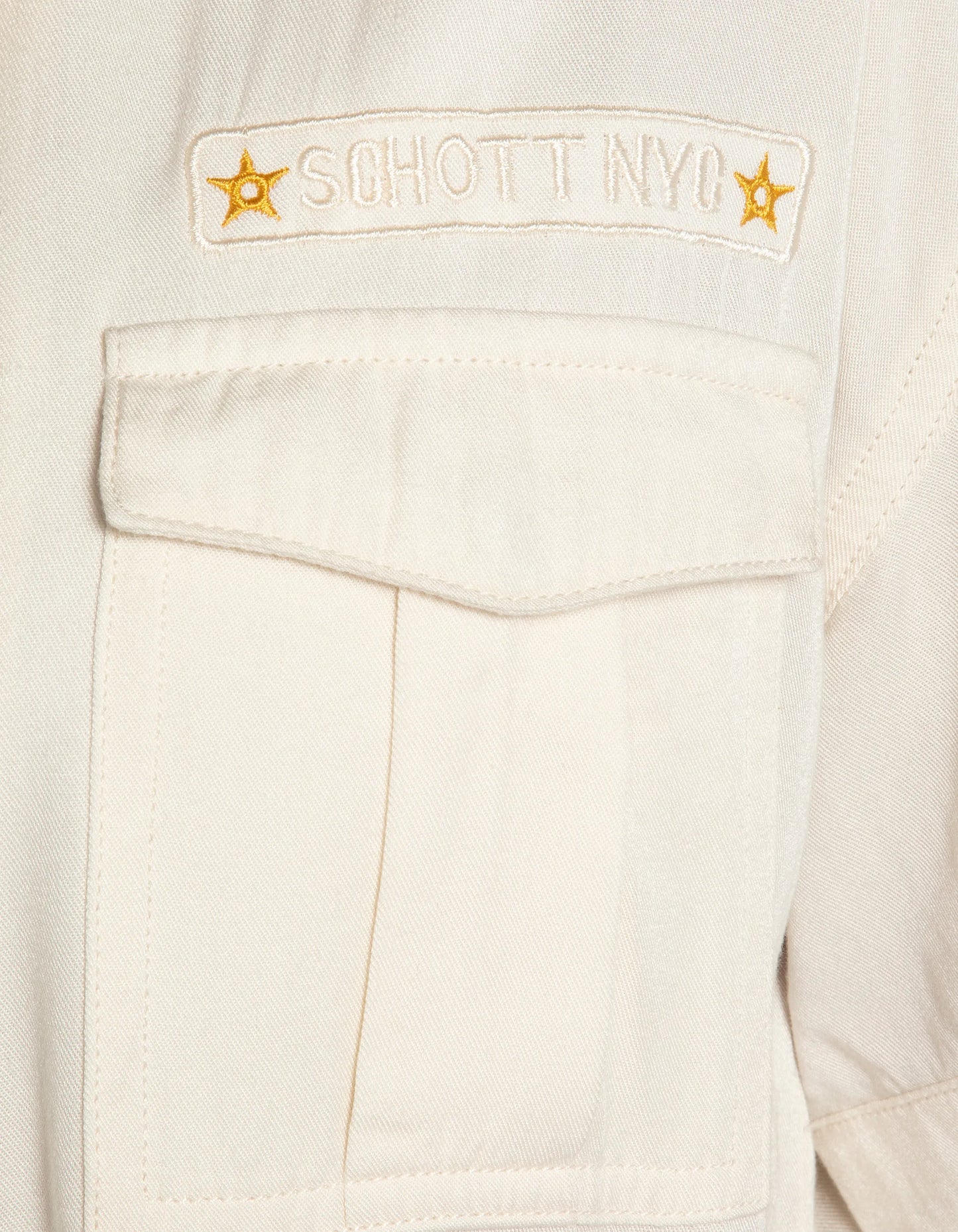 Combishort army légère blanc cassé