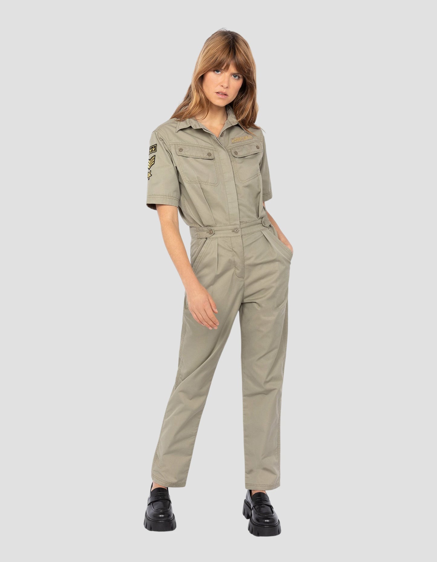 Army Sage Khaki combination