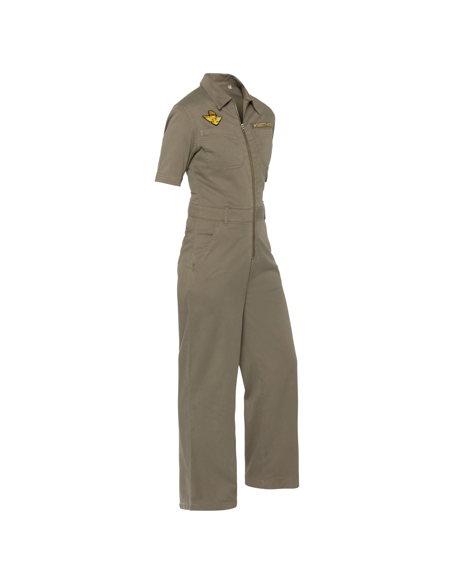 Combinaison kaki clair manches courtes army