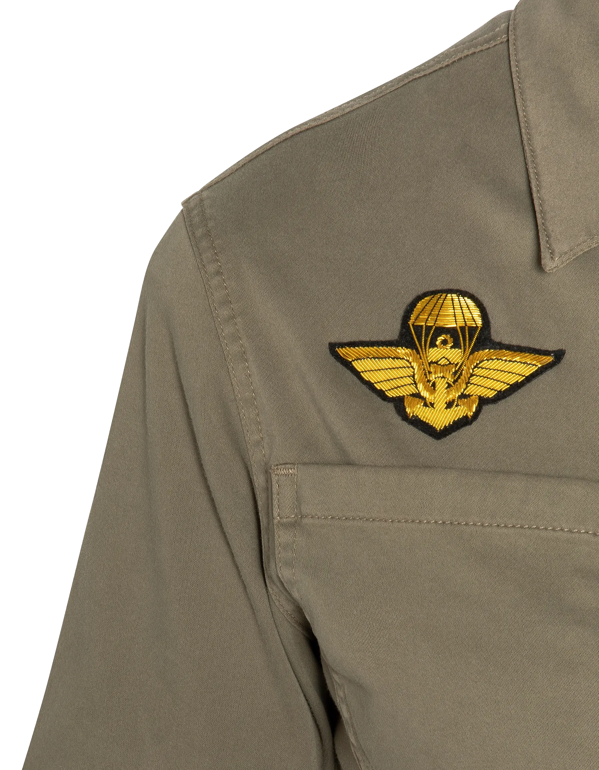 Combinaison kaki clair manches courtes army-9