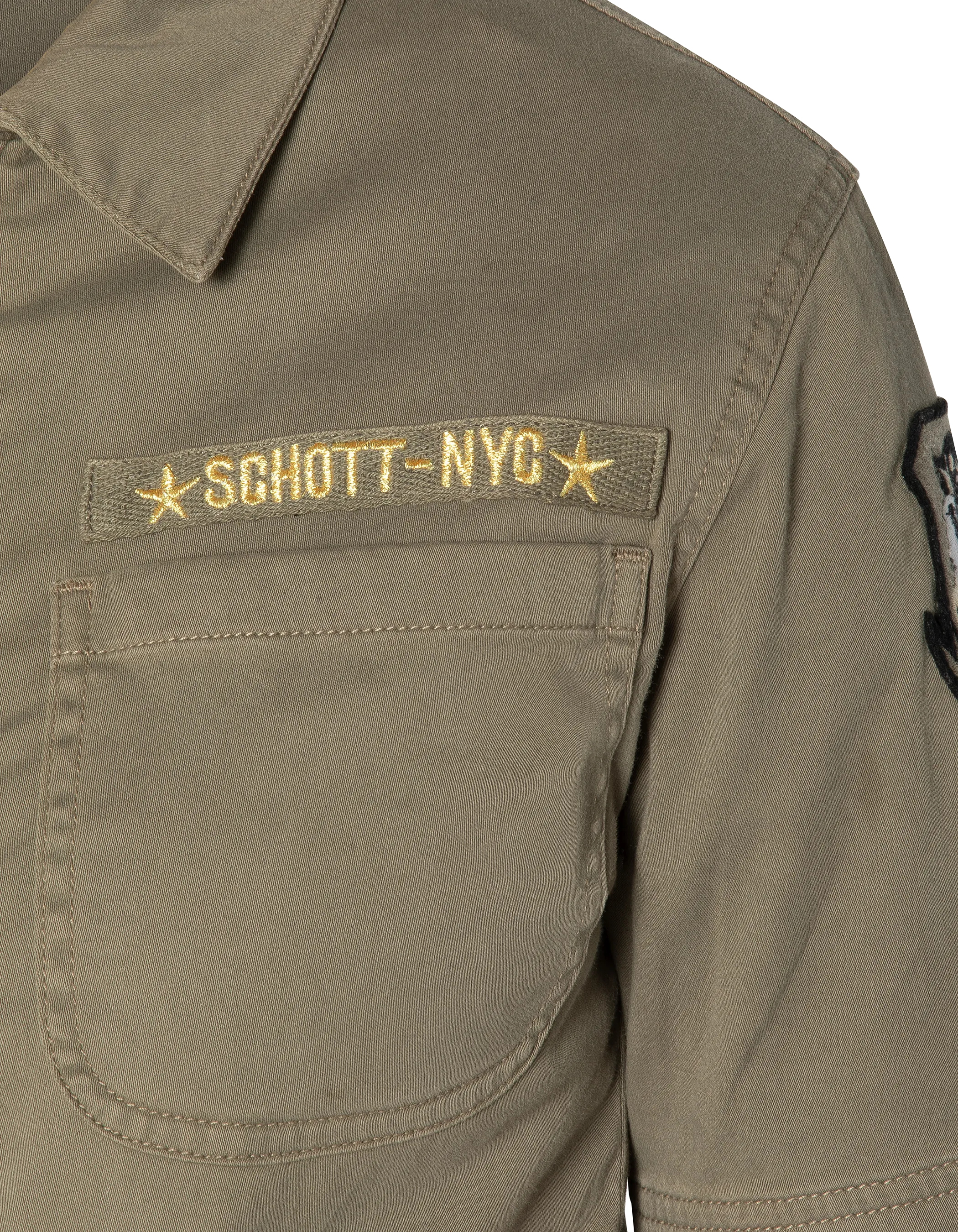 Combinaison kaki clair manches courtes army-10