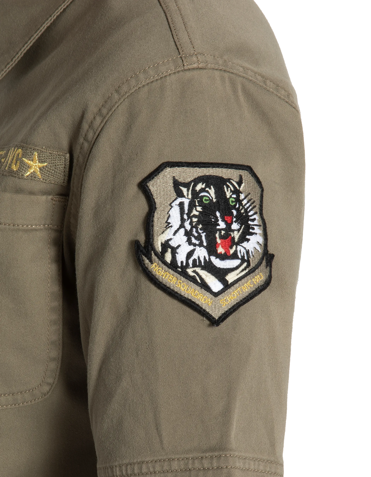 Combinaison kaki clair manches courtes army