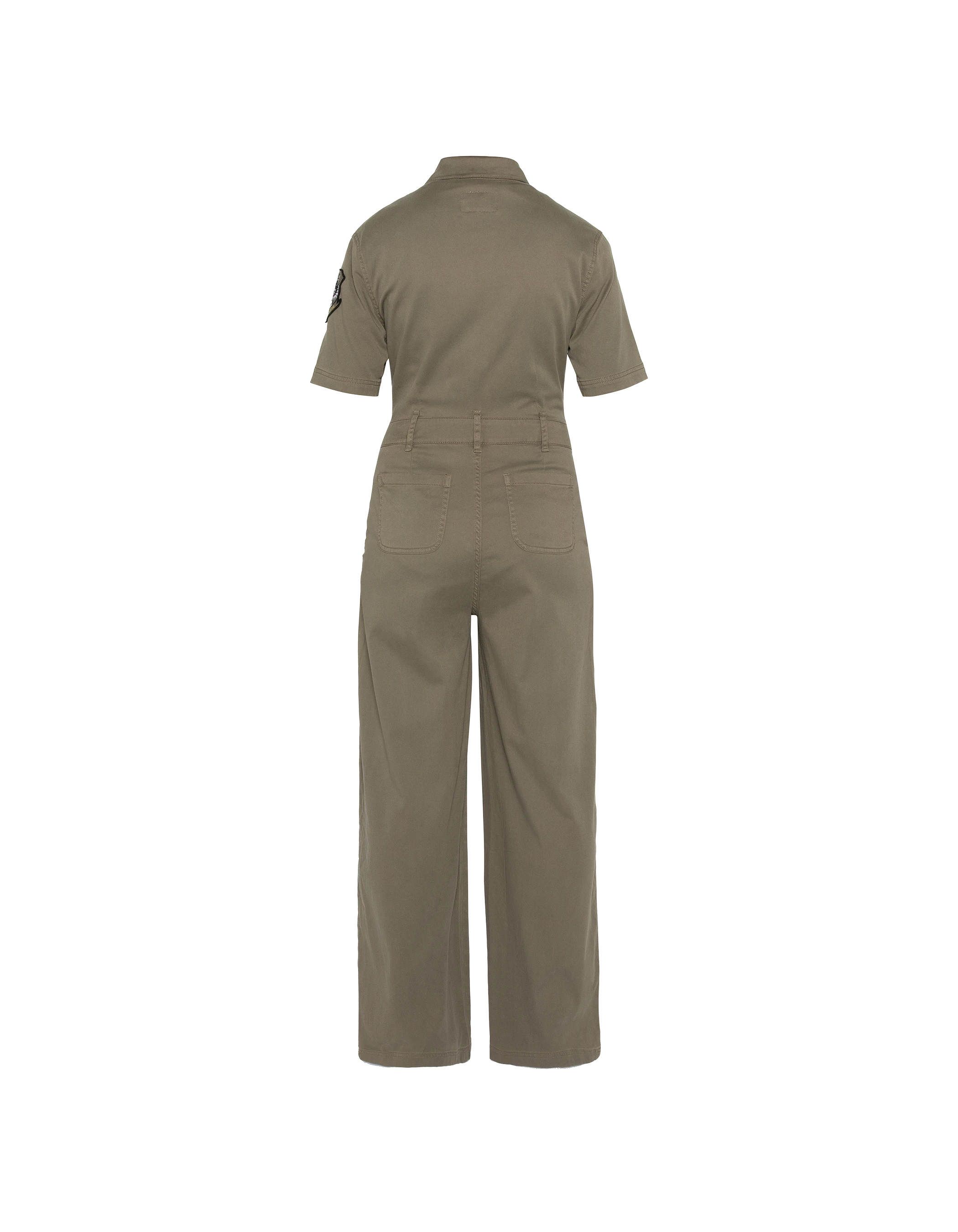 Combinaison kaki clair manches courtes army-12