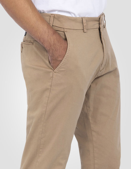 Pantaloni beige chino