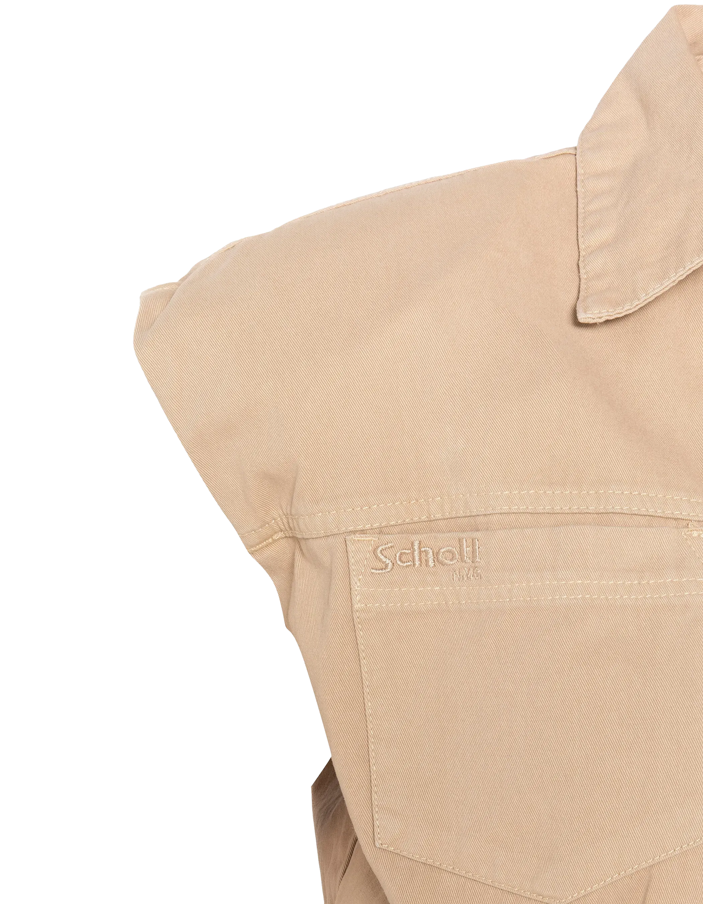 Combinaison saharienne beige sans manches