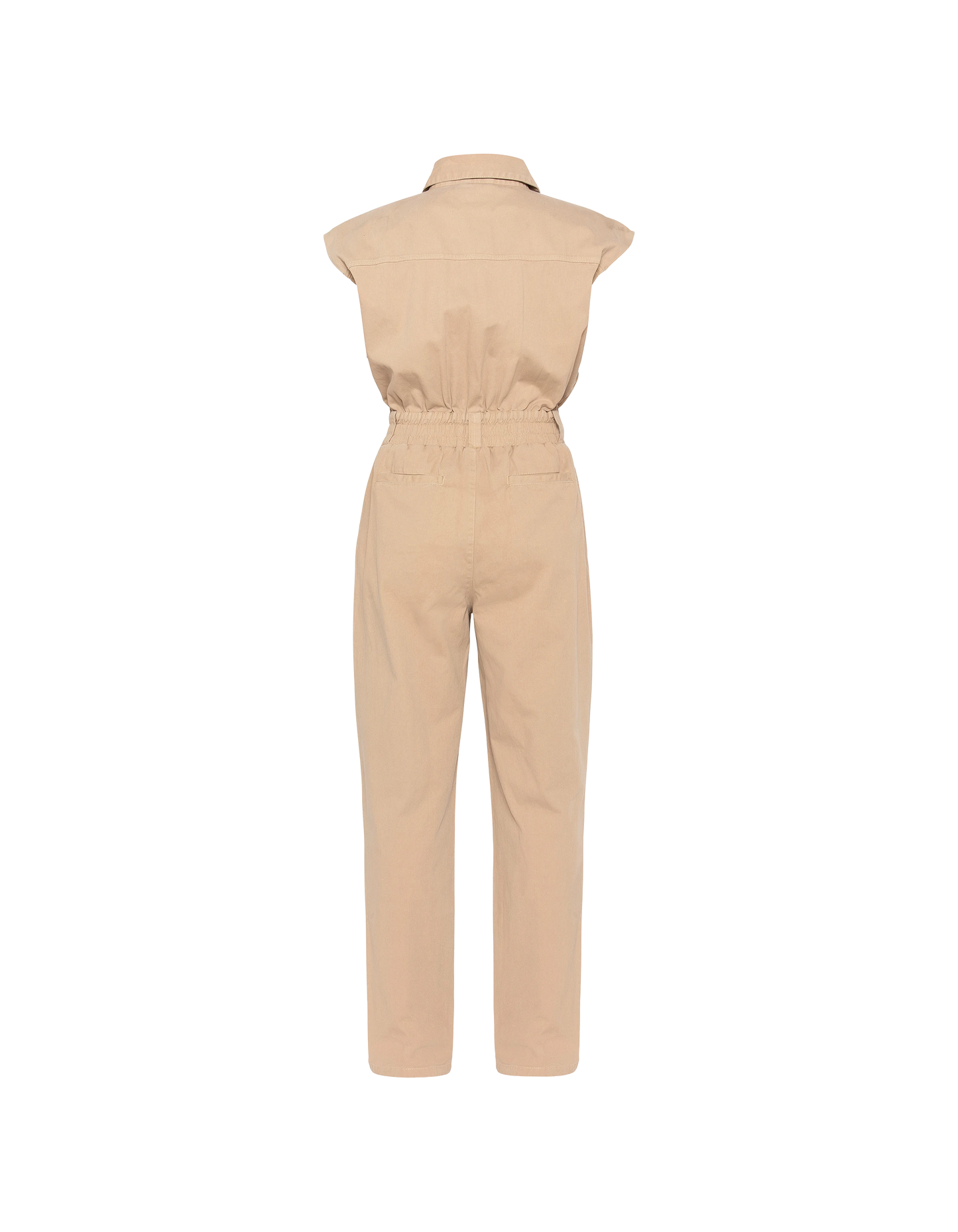 Combinaison saharienne beige sans manches