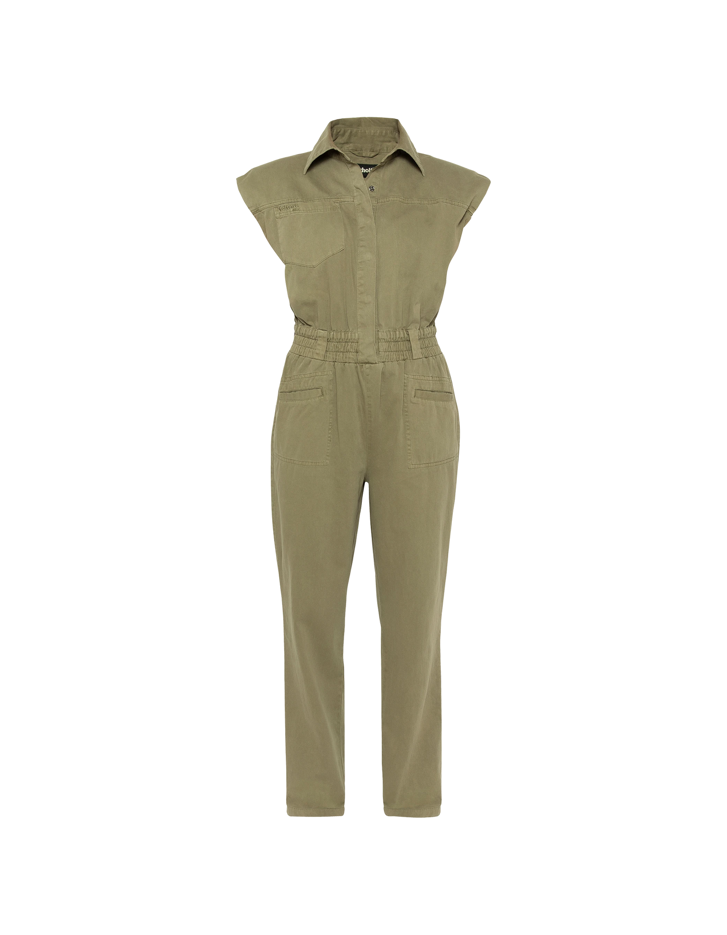 Combinaison saharienne kaki clair sans manches