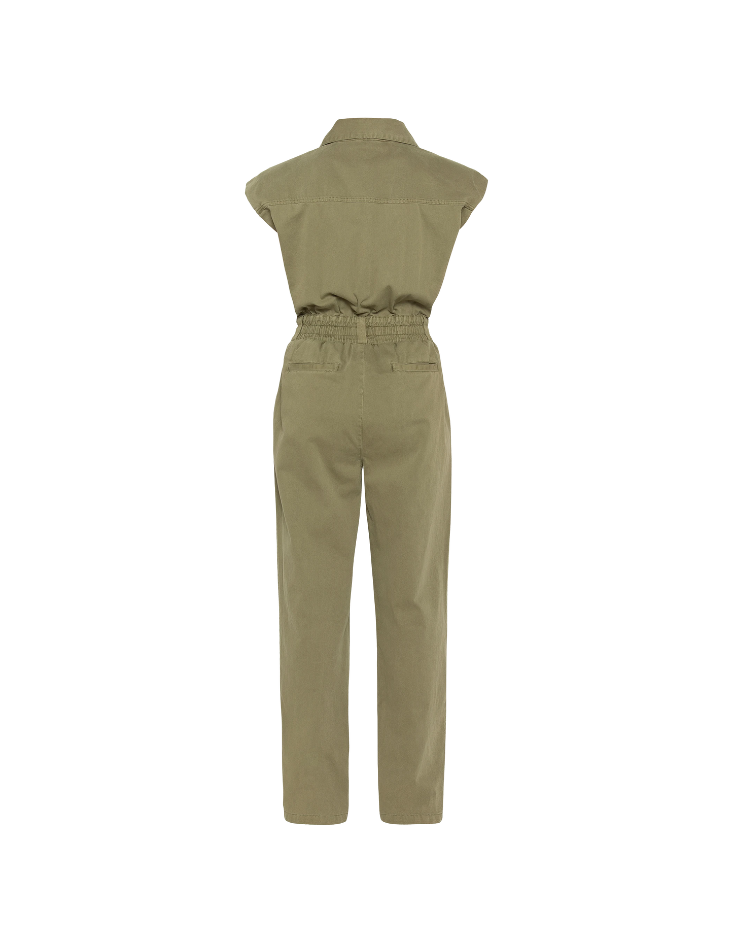 Combinaison saharienne kaki clair sans manches