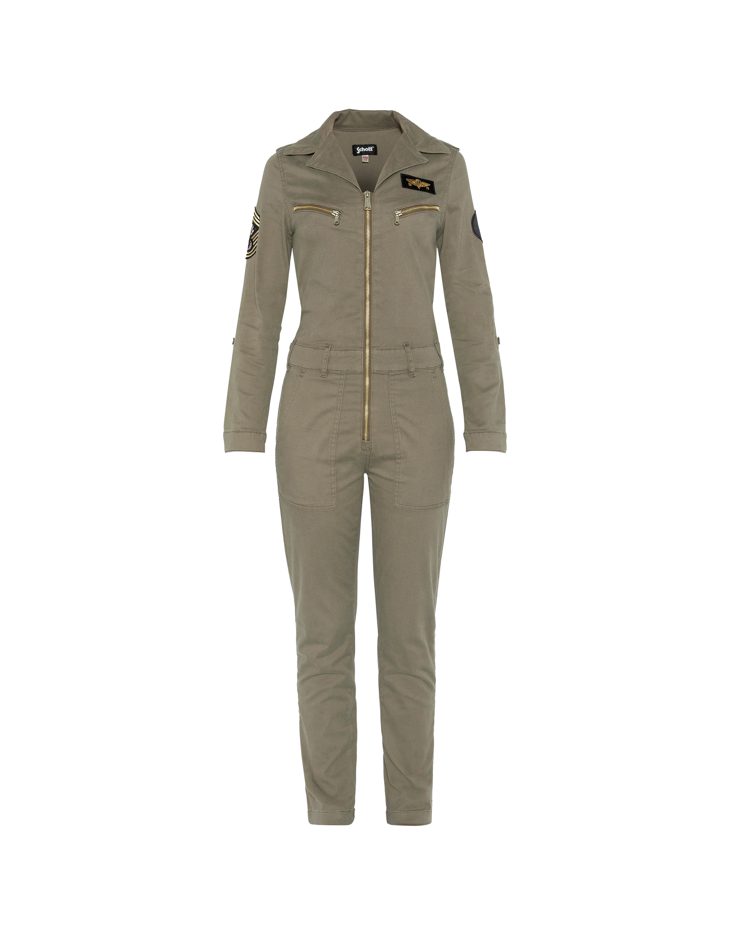 Light combination and light khaki badge