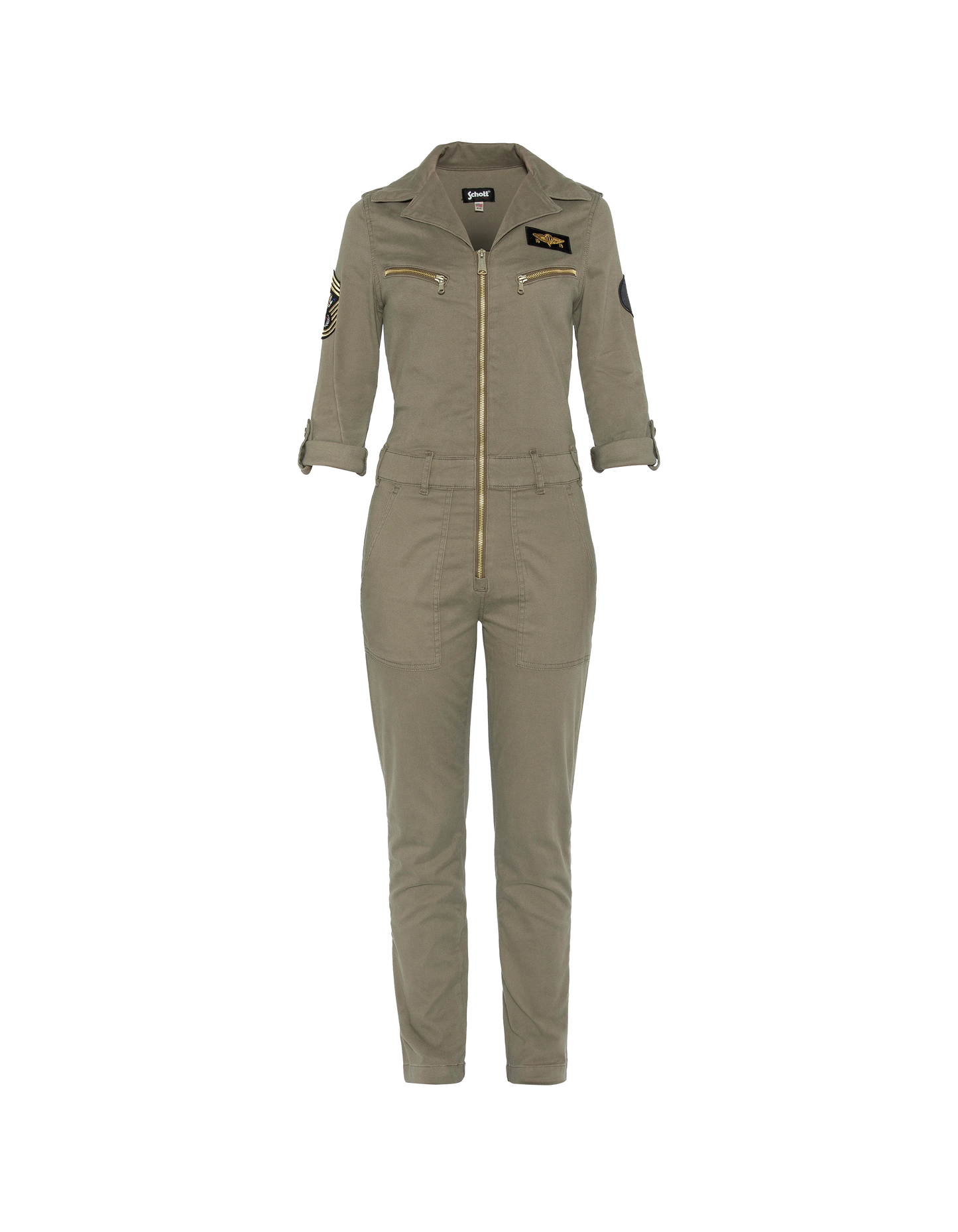 Light combination and light khaki badge