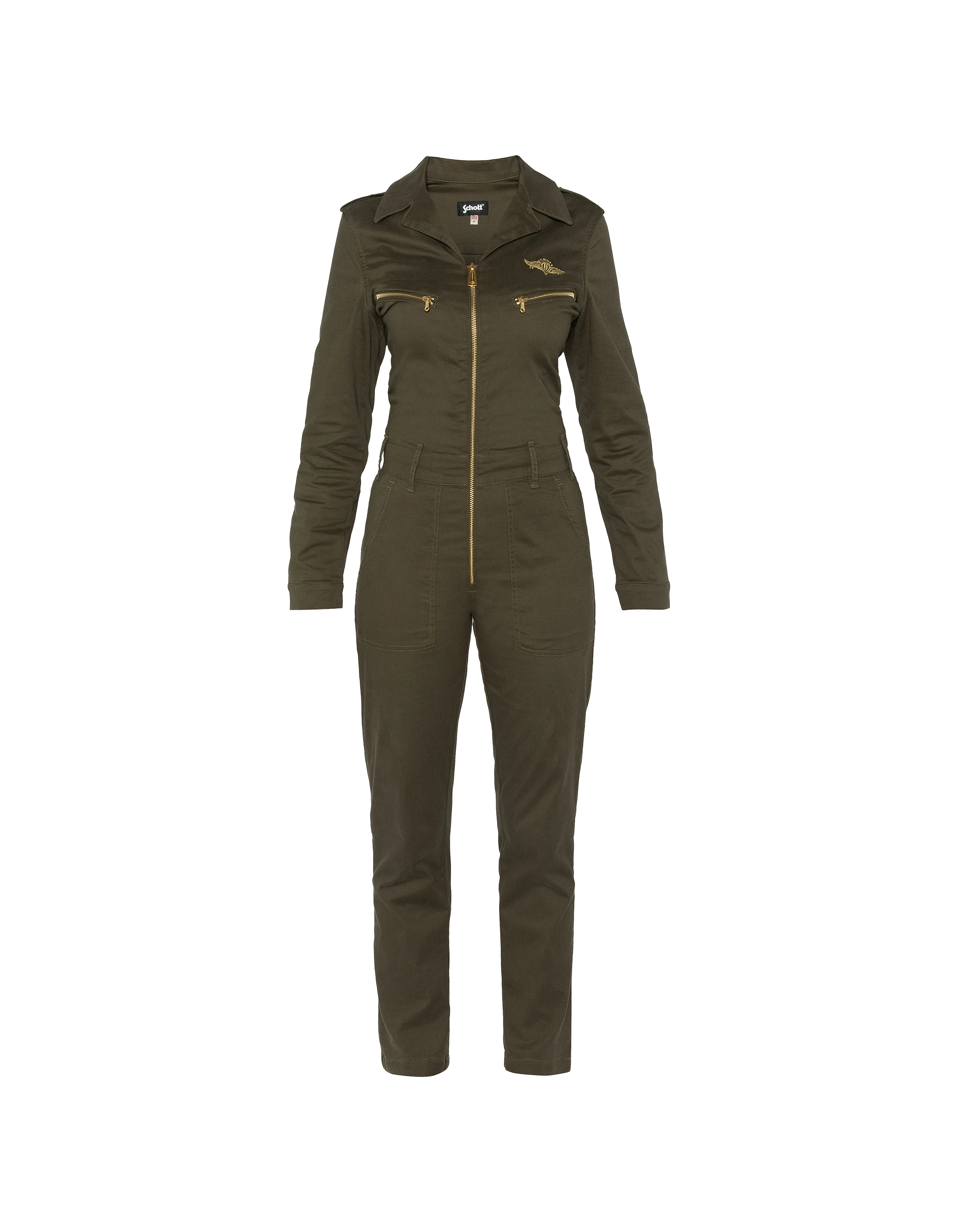 Soft and comfortable khaki slim combination-1