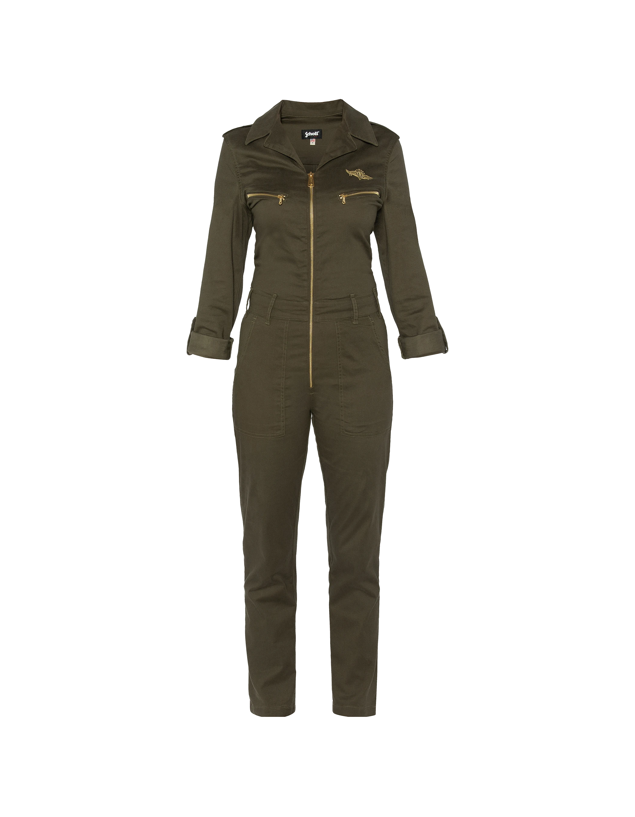Soft and comfortable khaki slim combination-3