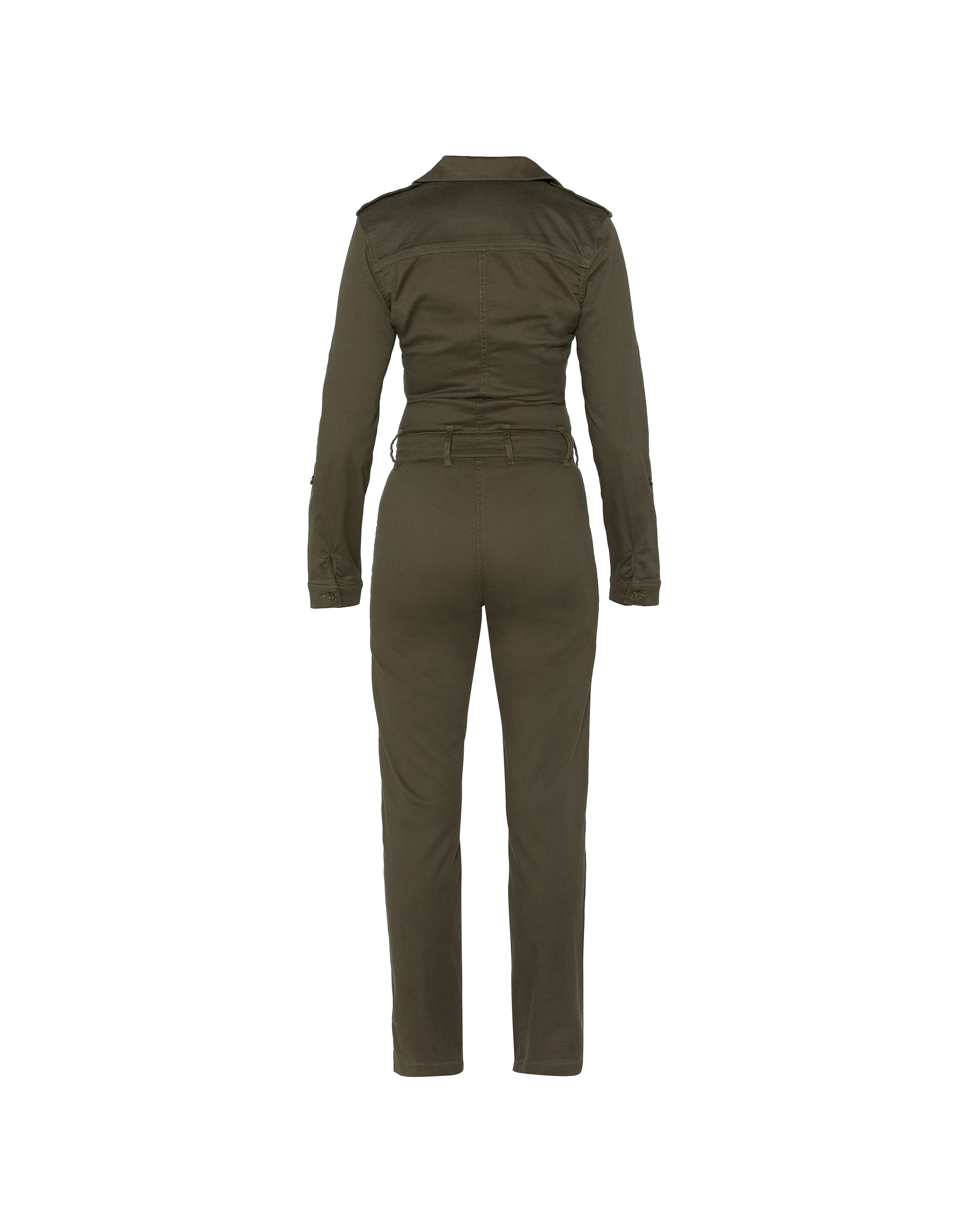 Soft and comfortable khaki slim combination-2