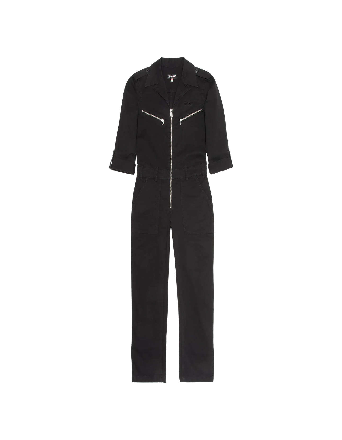 Combinazione nera sottile morbida e confortevole