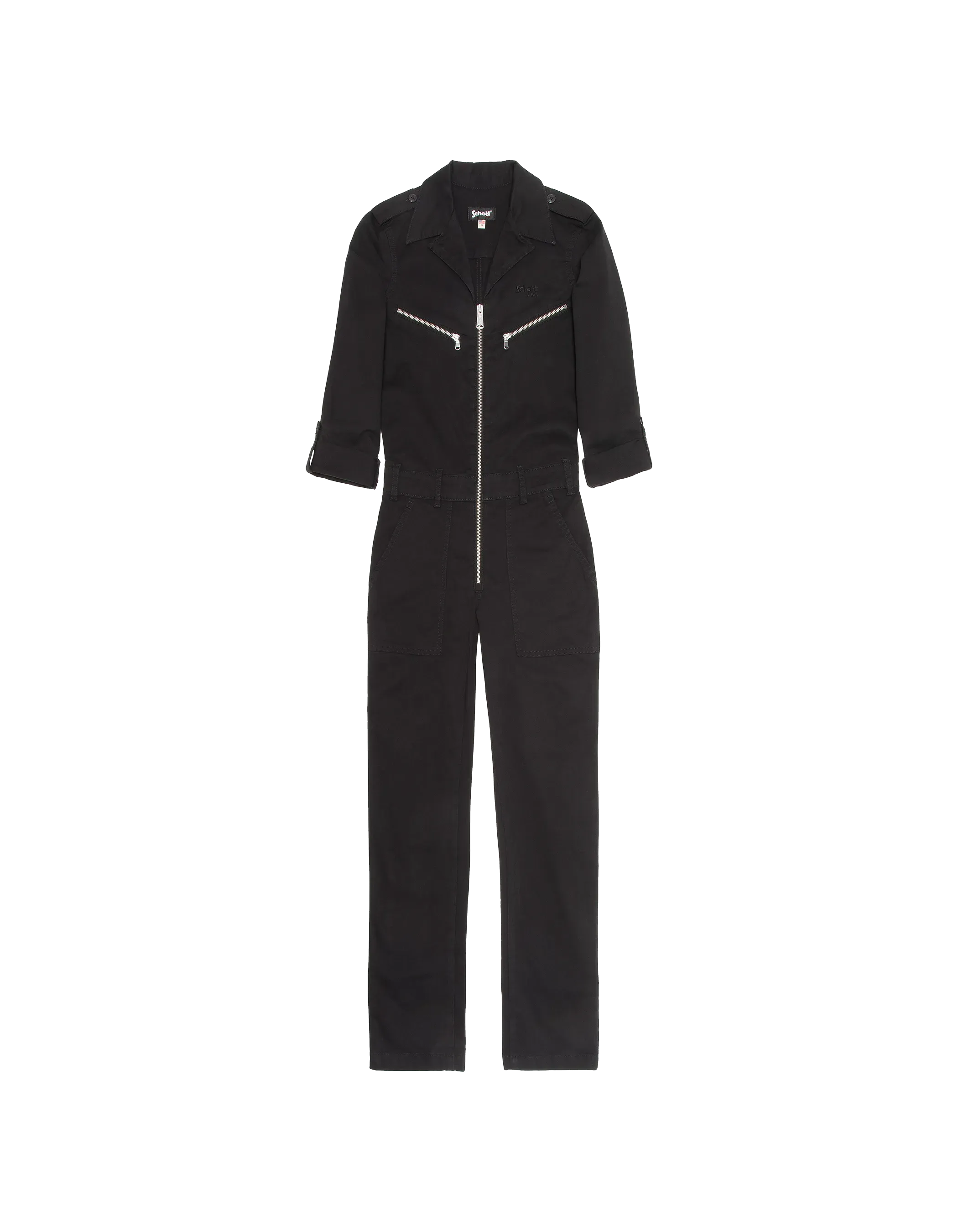 Combinazione nera sottile morbida e confortevole-3