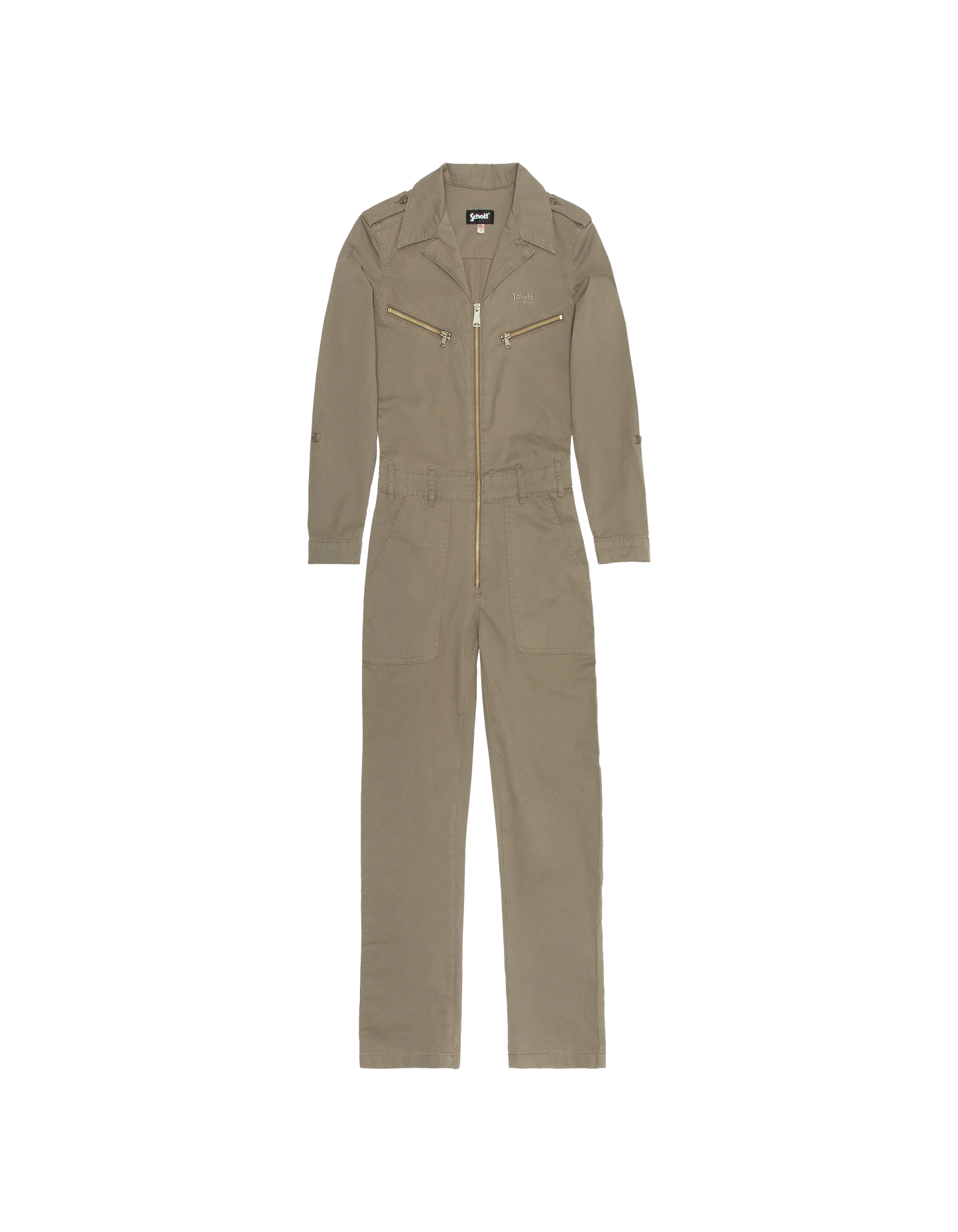 Combinación de color caqui suave y cómodo