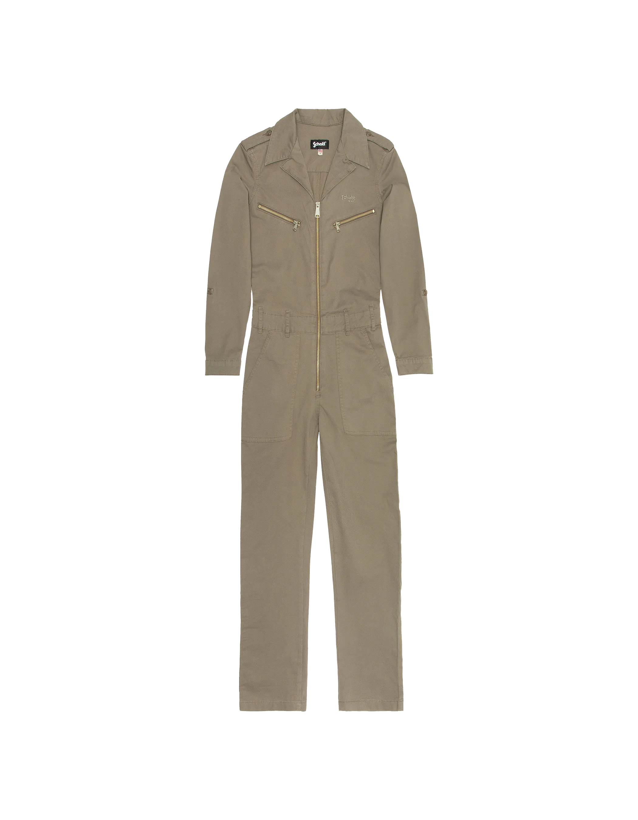 Combinación de color caqui suave y cómodo-1