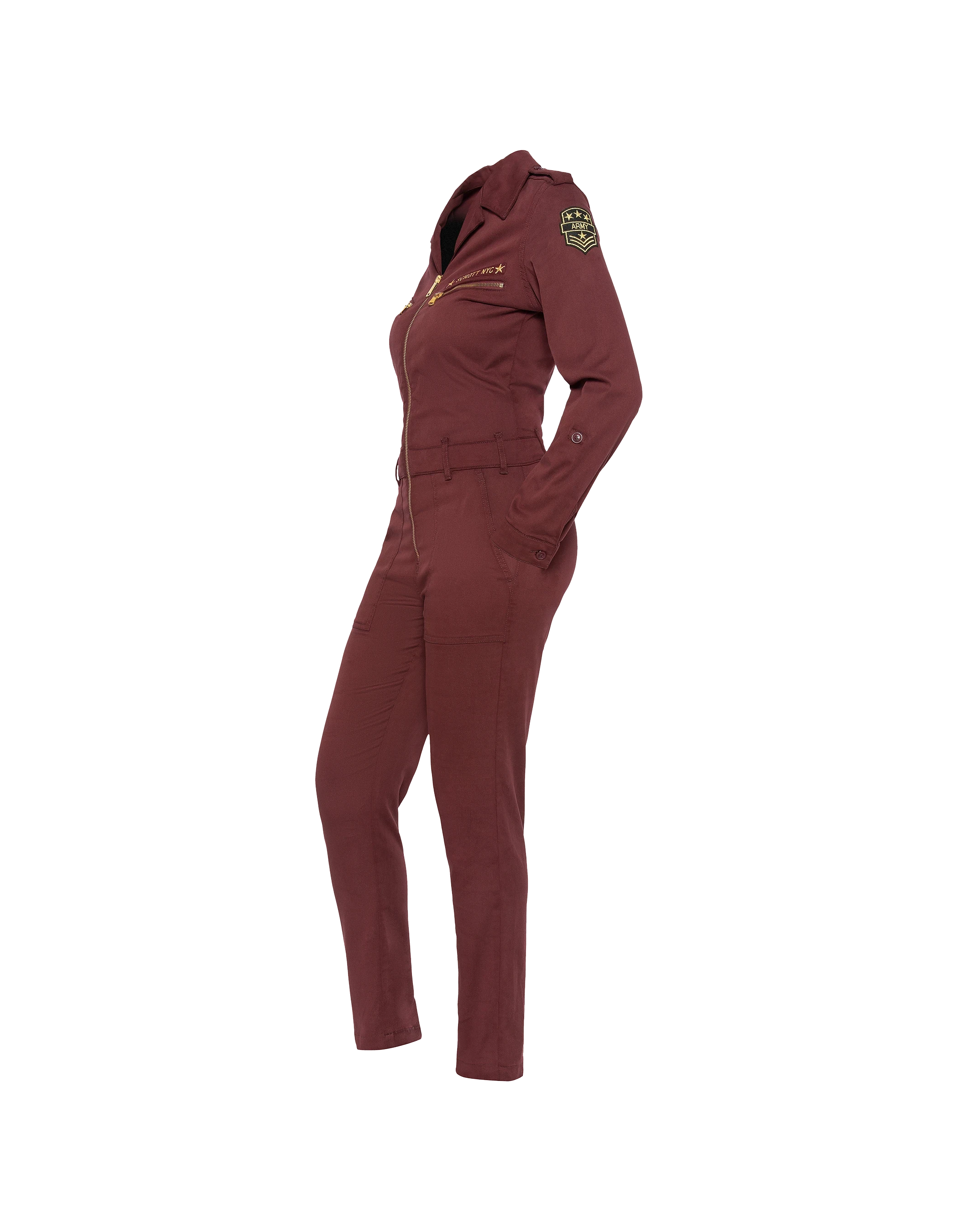 Leichte und ausgestellte Cordovan -Kombination-4