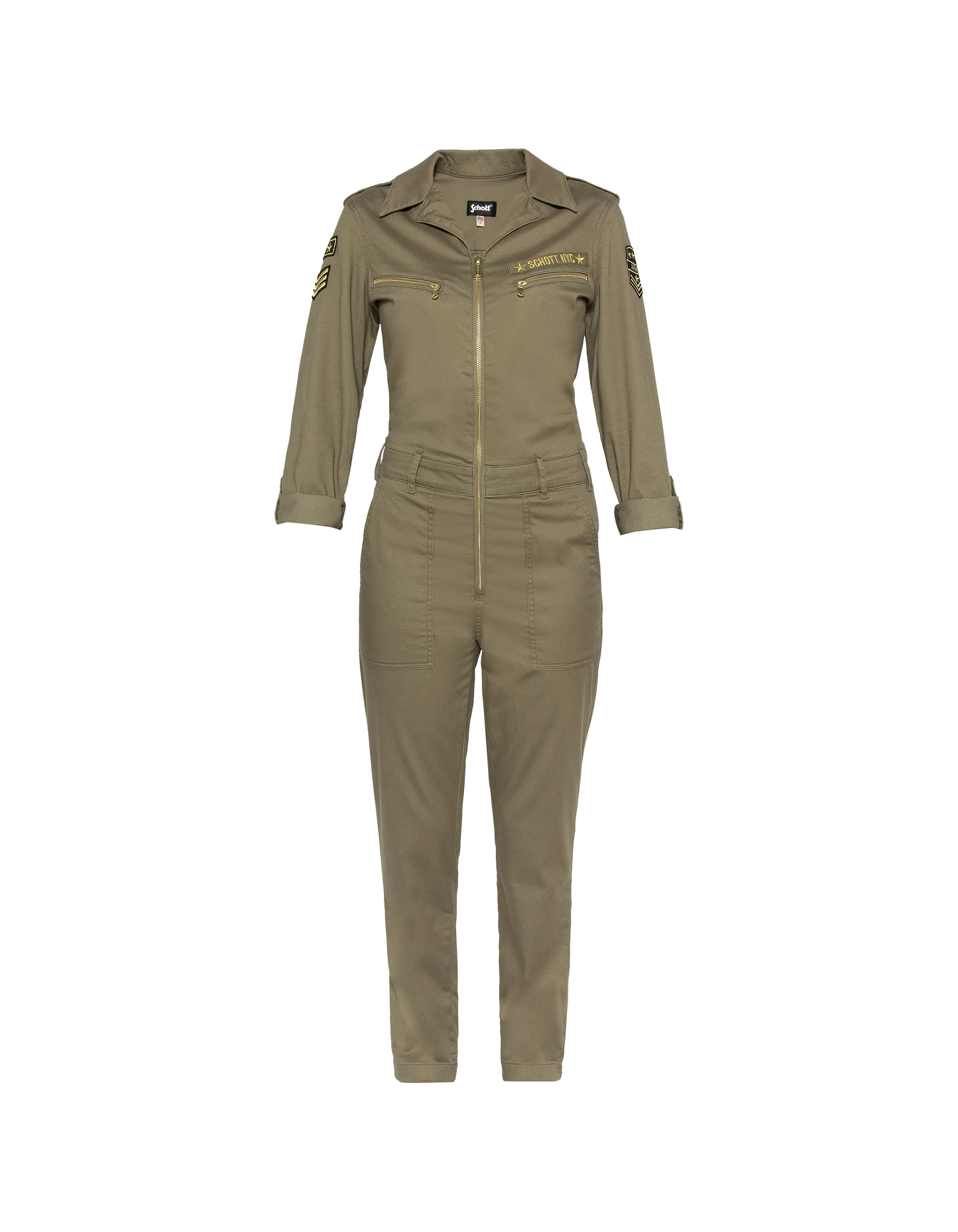 Lichtlicht und leichtere Khaki -Kombination