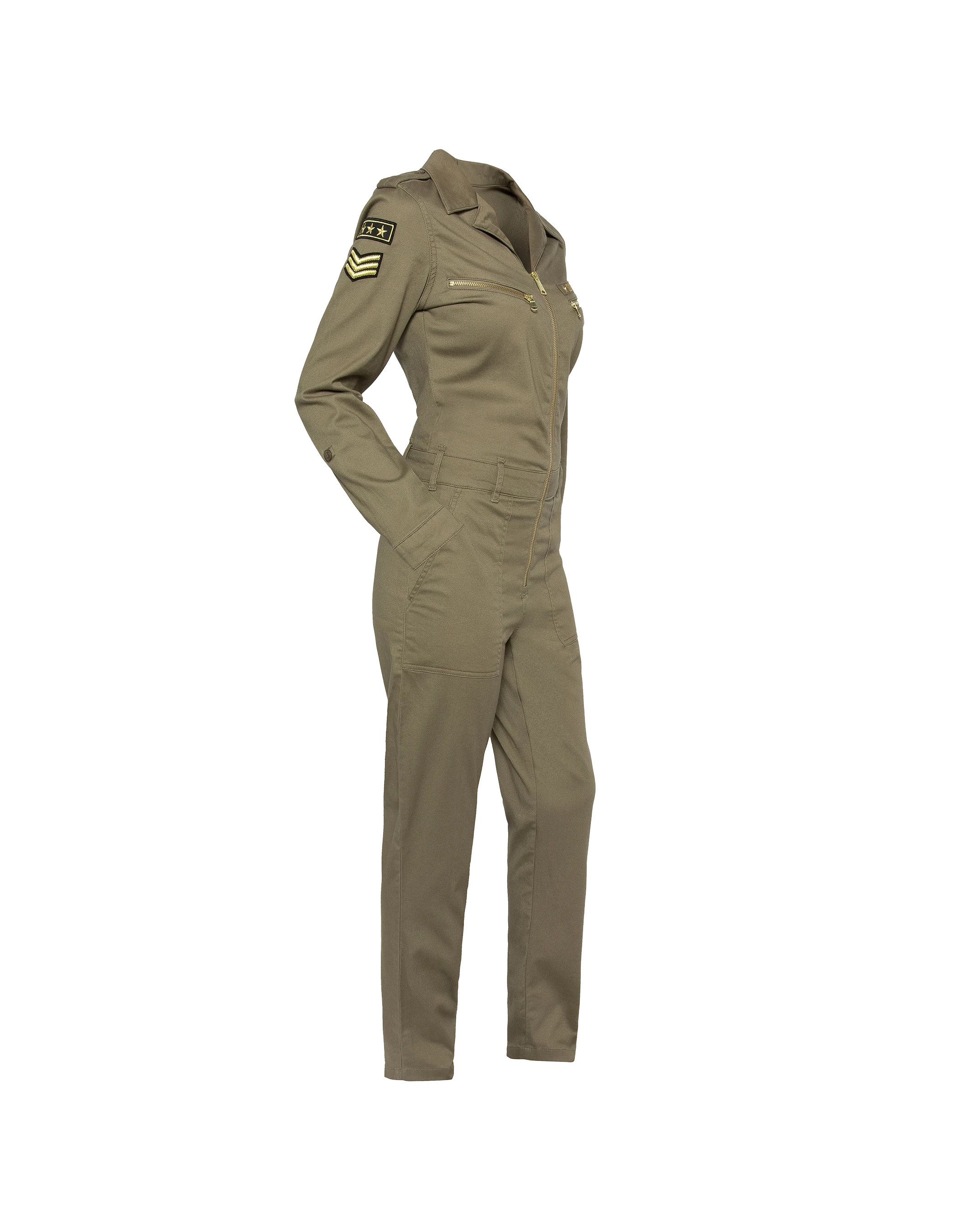 Lichtlicht und leichtere Khaki -Kombination-9