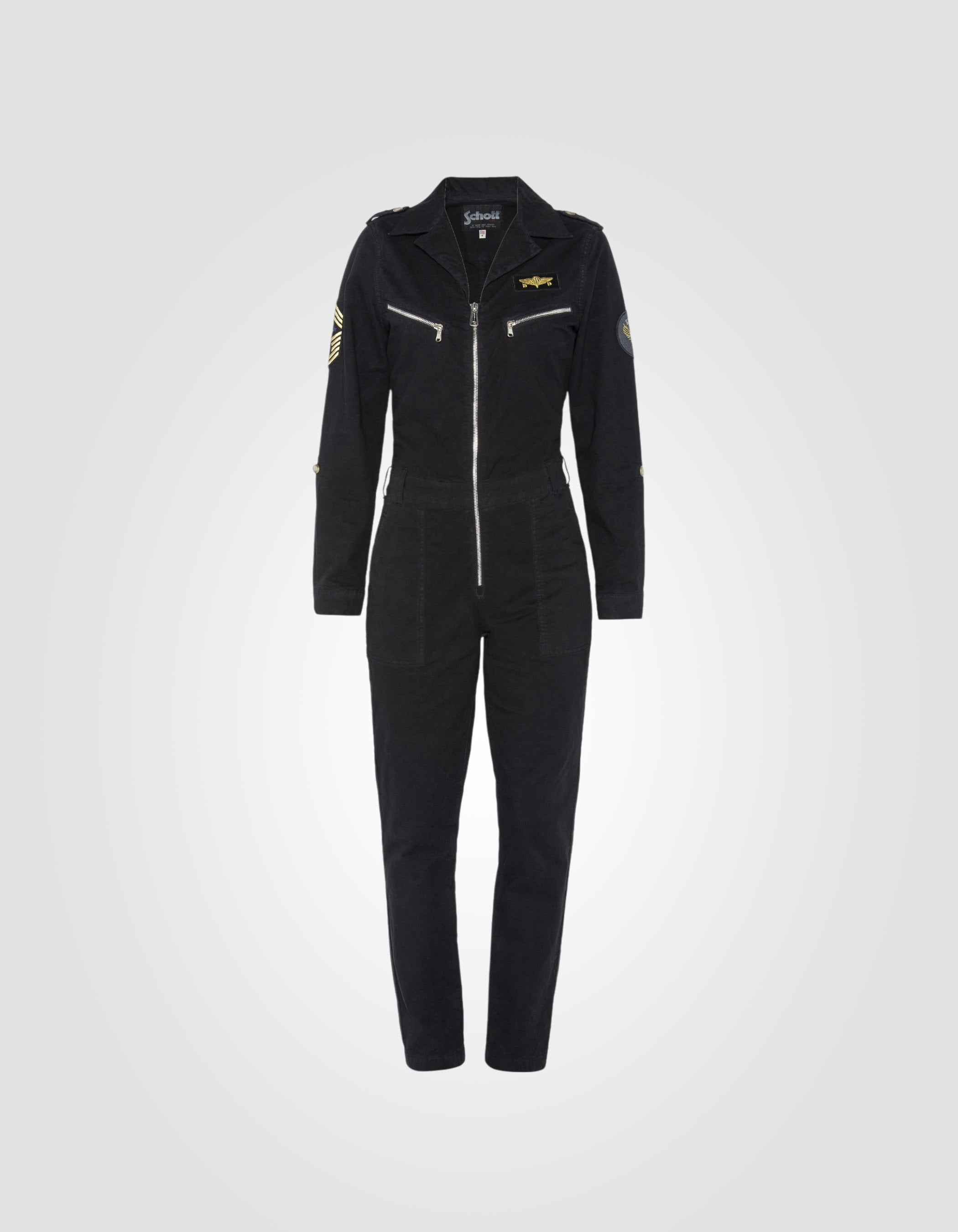 Combinazione slim sottile morbida e comoda nera-2