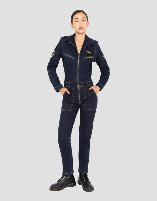 SLIM SLIM combination soft and comfortable in raw denim