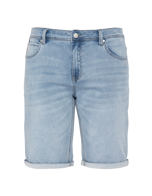 Blue denim shorts