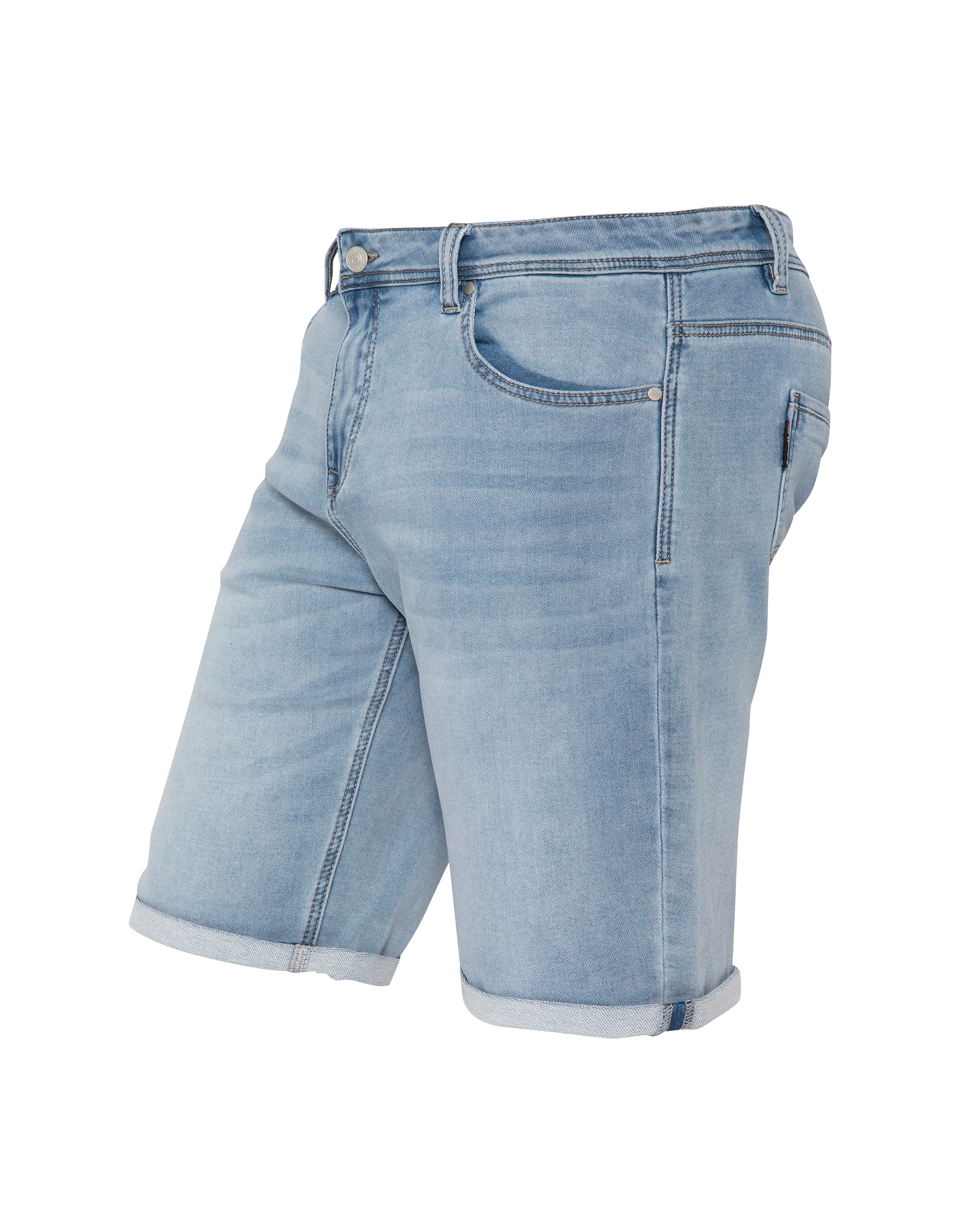 Blaue Jeansshorts-4