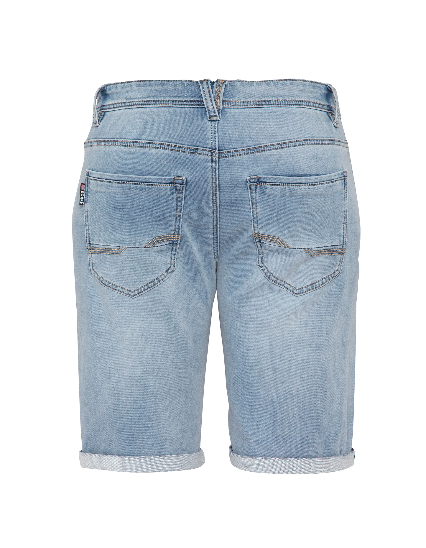 Blaue Jeansshorts