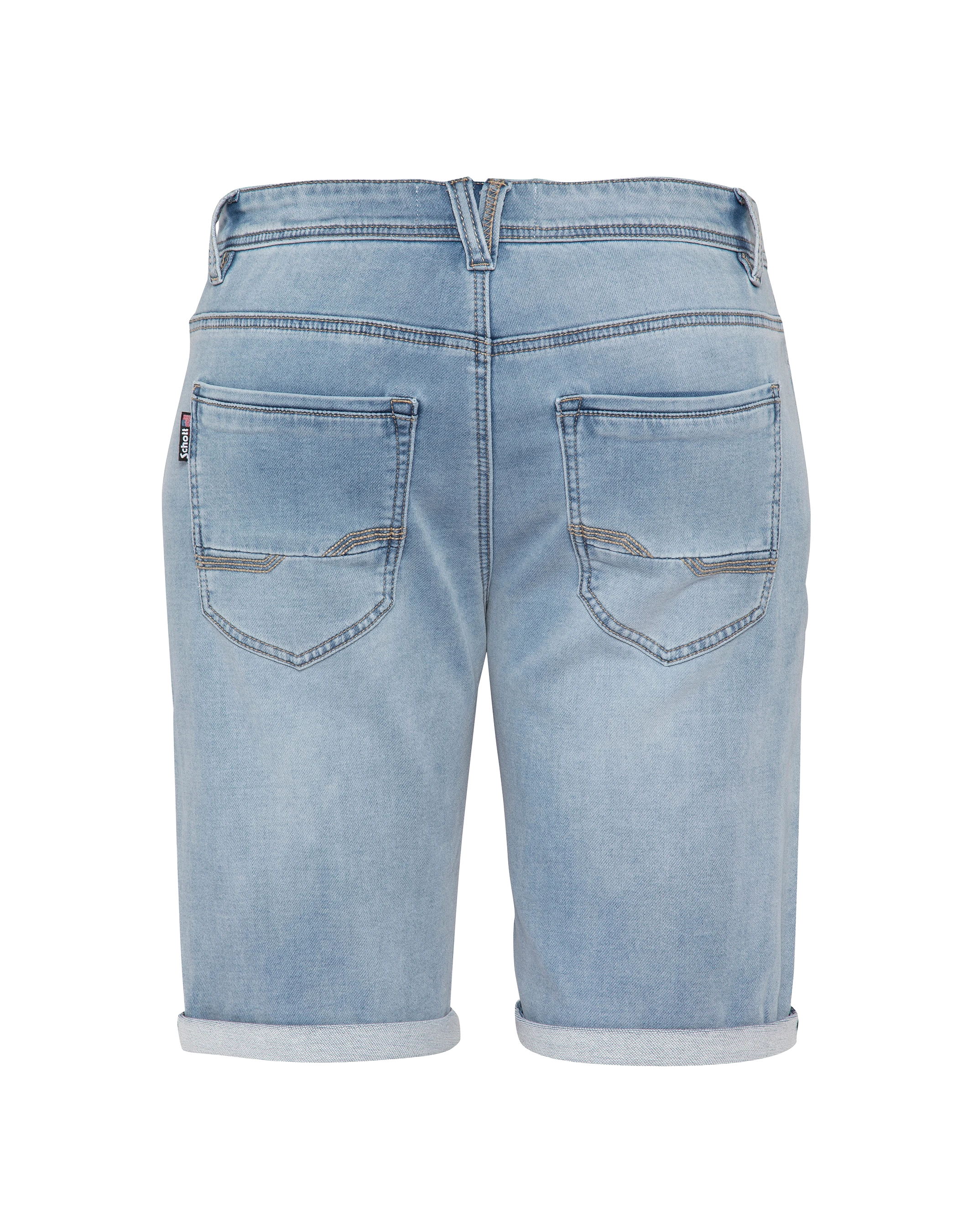 Blaue Jeansshorts-2