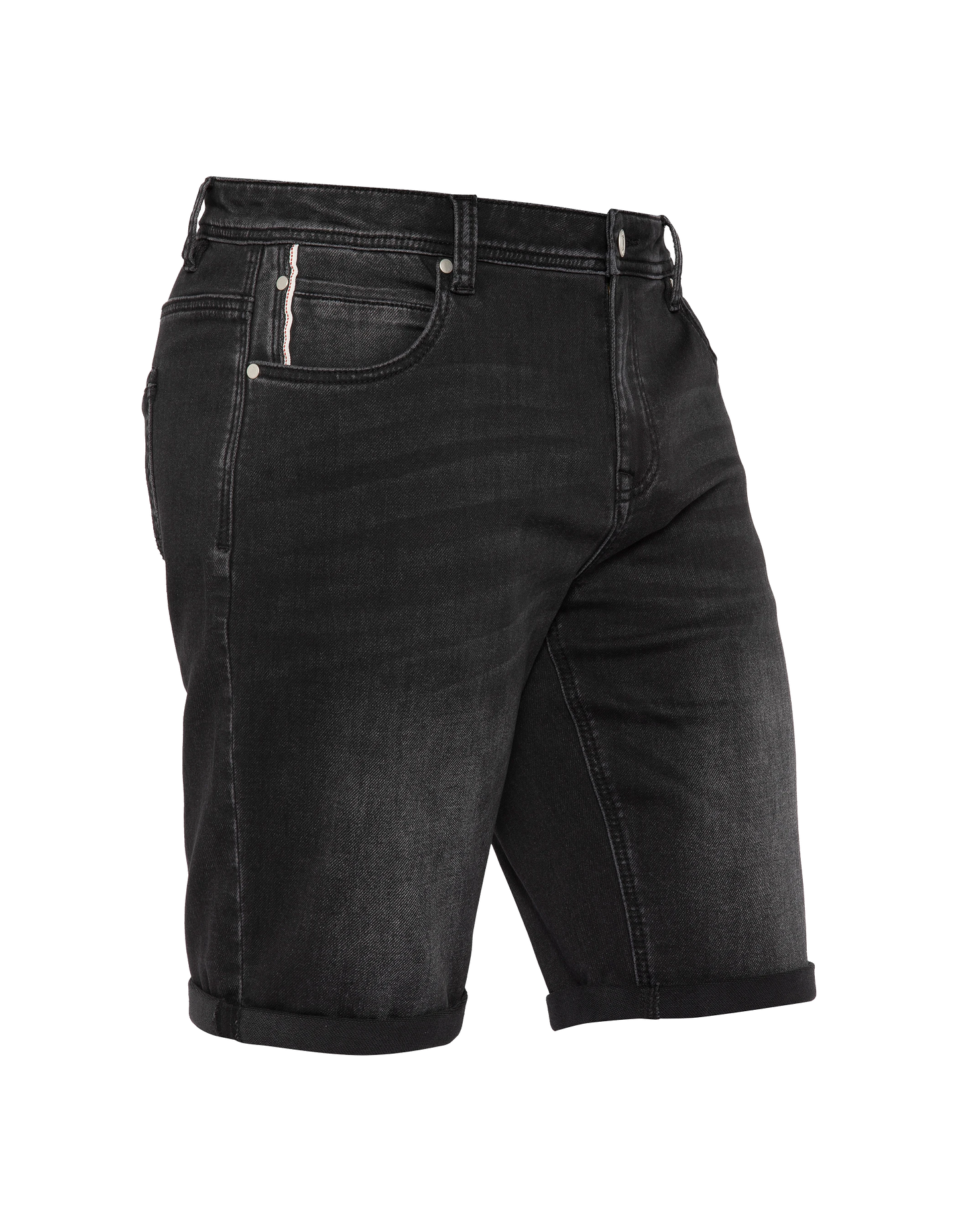 Graue Jeansshorts