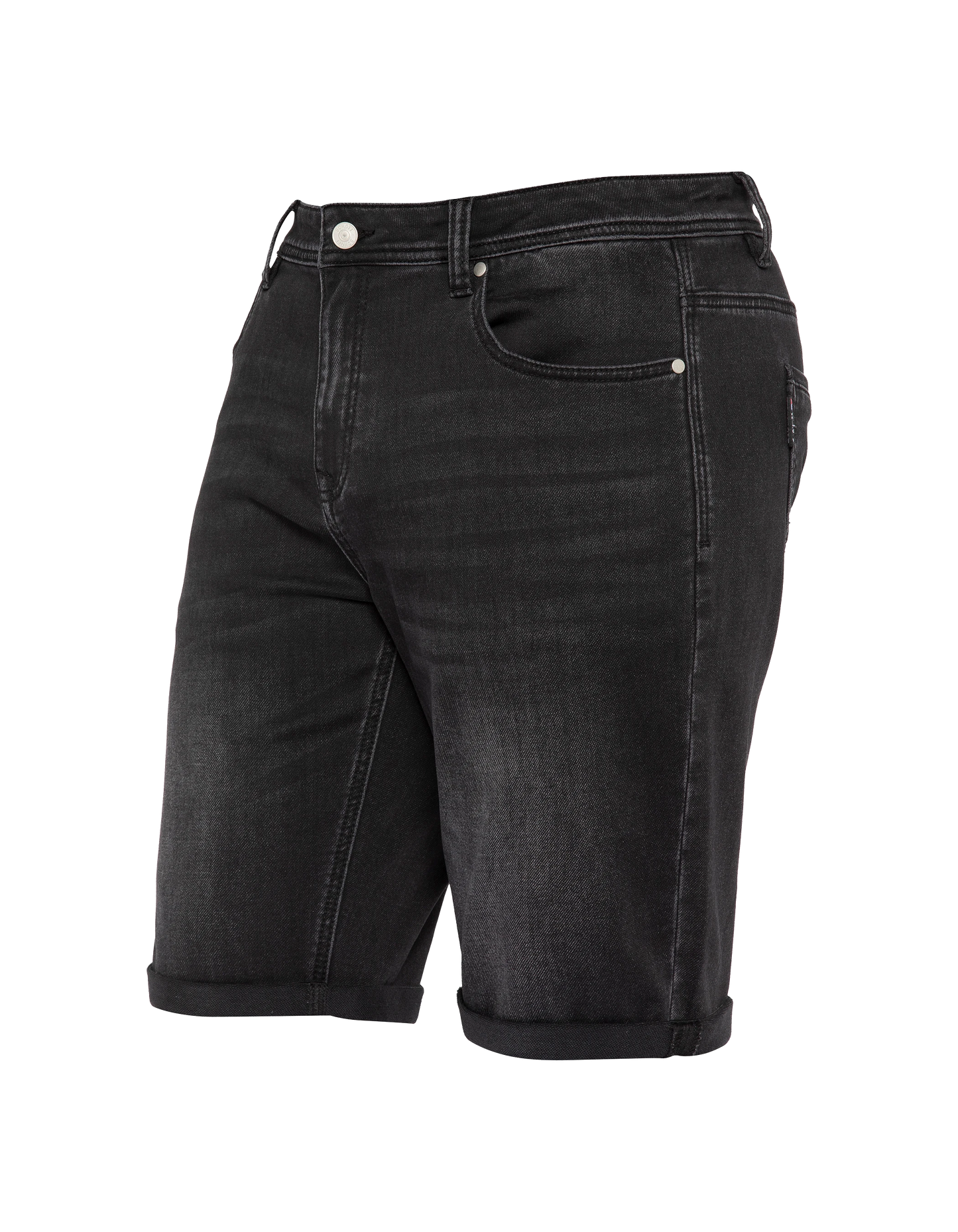 Graue Jeansshorts