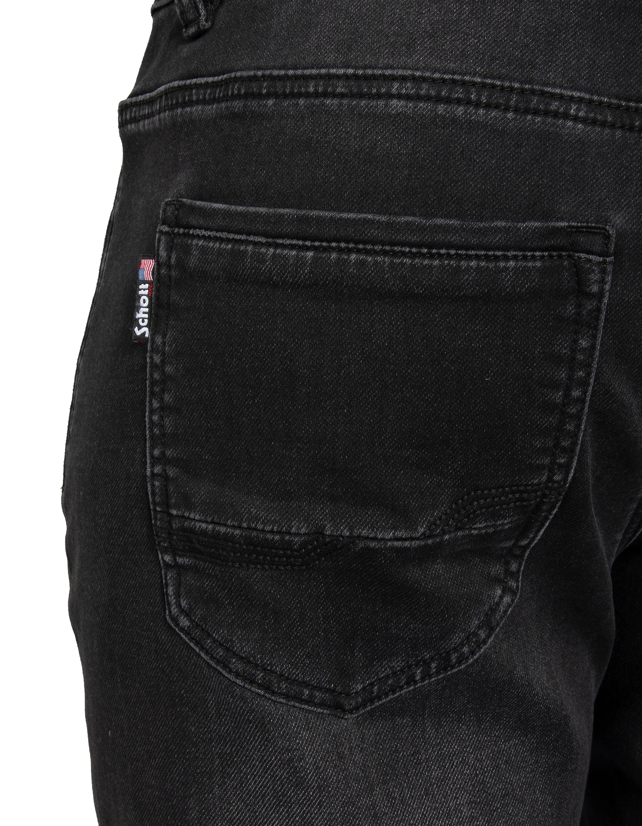 Graue Jeansshorts-5