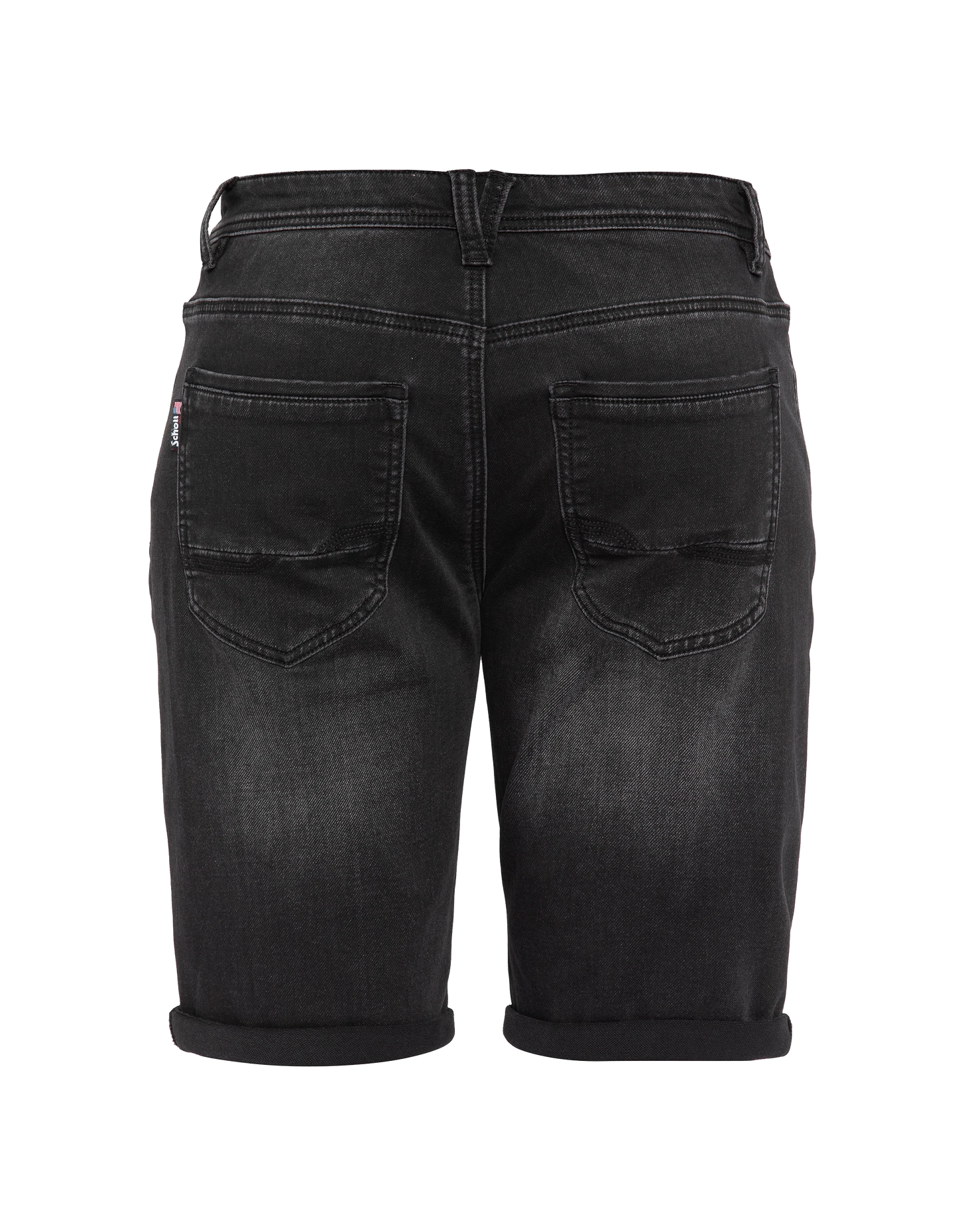 Graue Jeansshorts