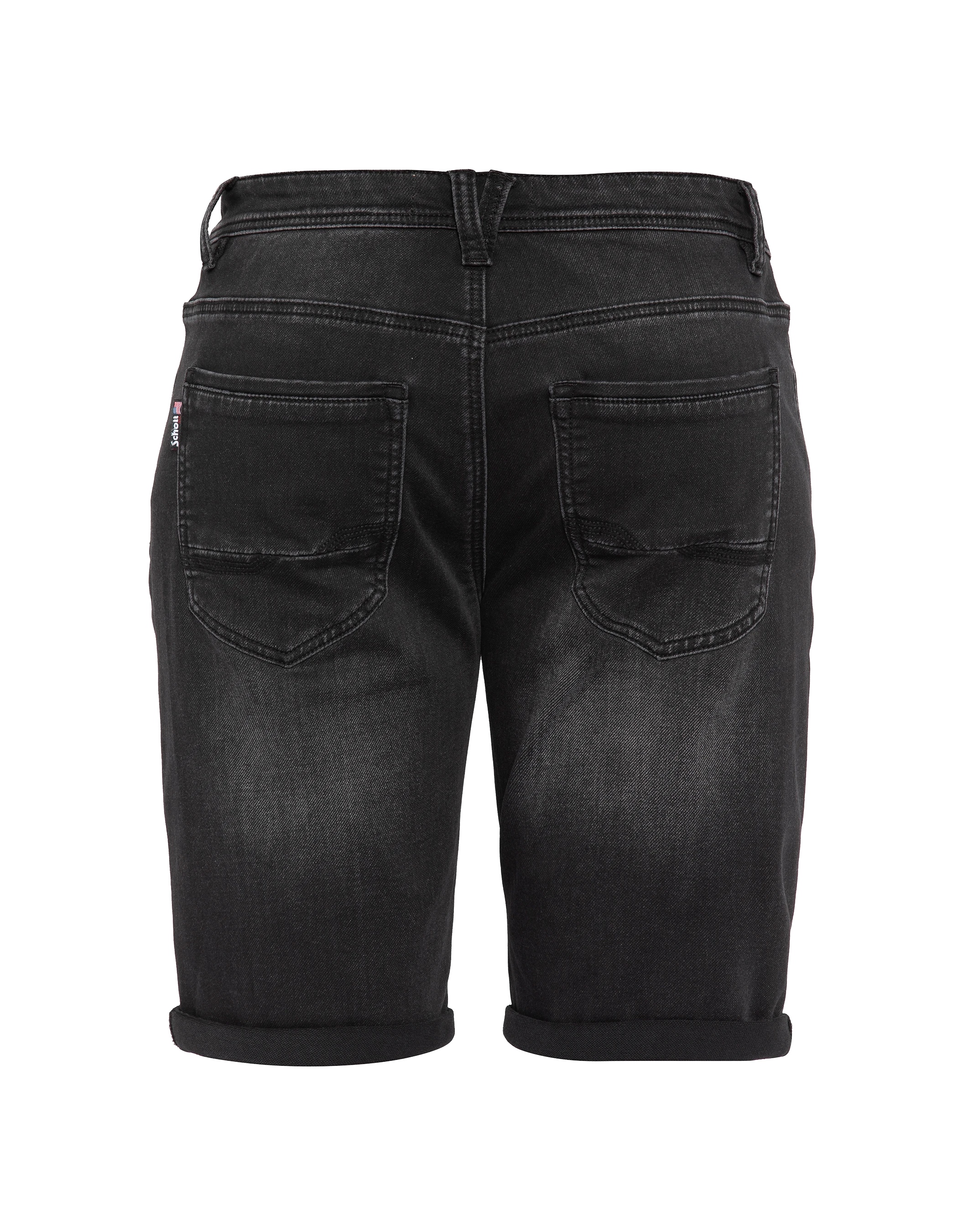Graue Jeansshorts-2