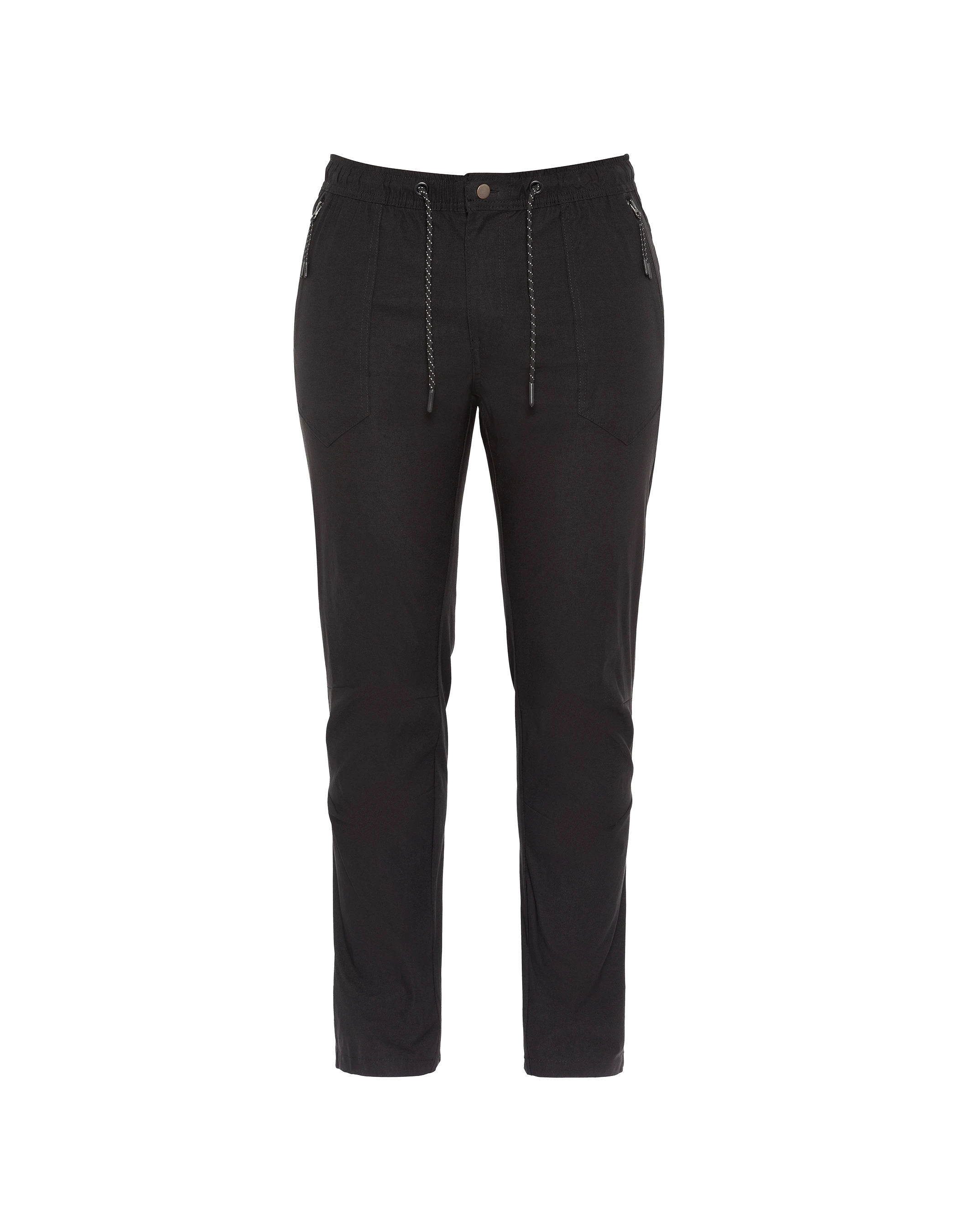Black chino-jogger pants-1