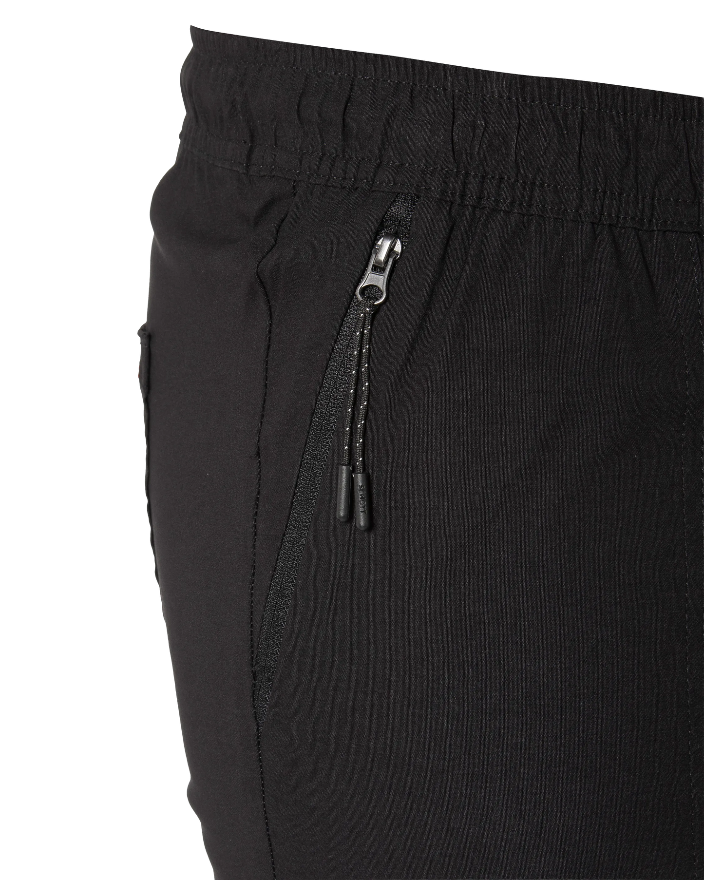 Black chino-jogger pants