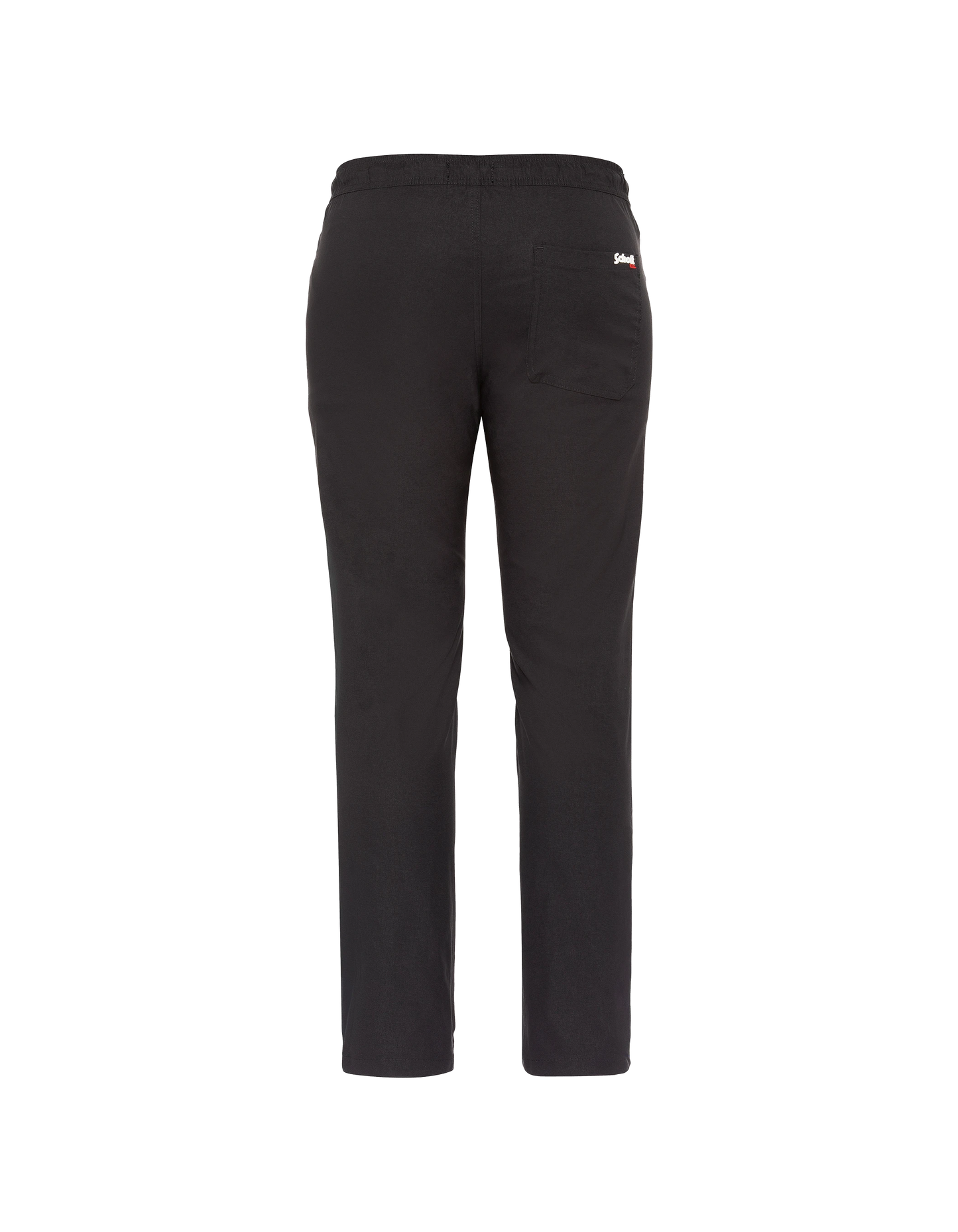 Black chino-jogger pants